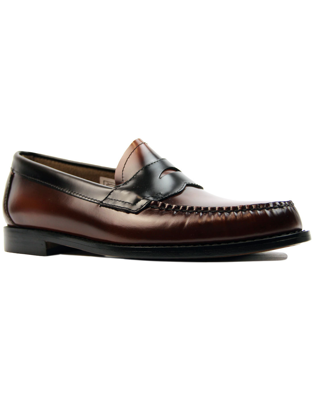 Logan Two Tone BASS WEEJUNS Mod Penny Loafers (TB)