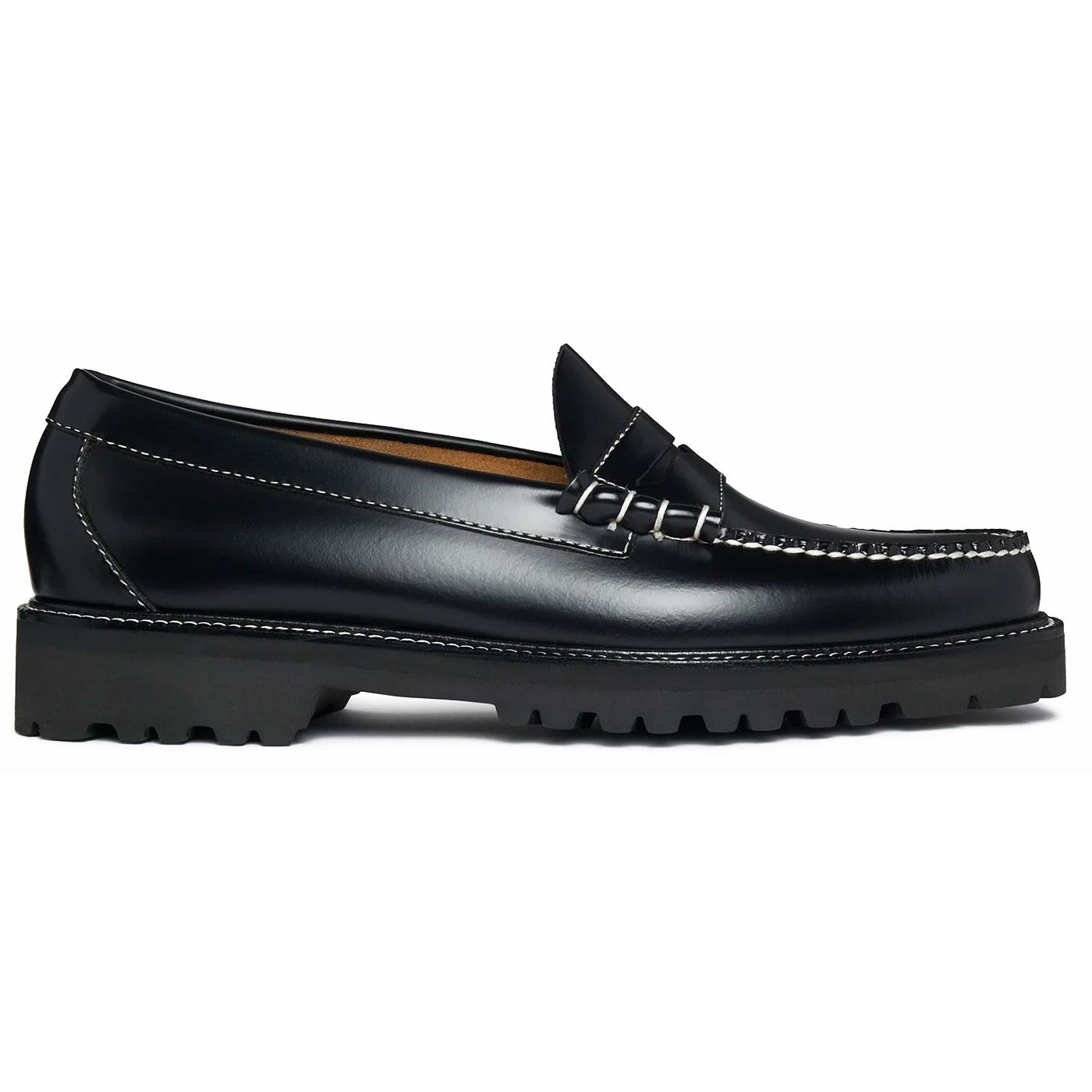 90s Larson Bass Weejuns Mod Leather Penny Loafers 