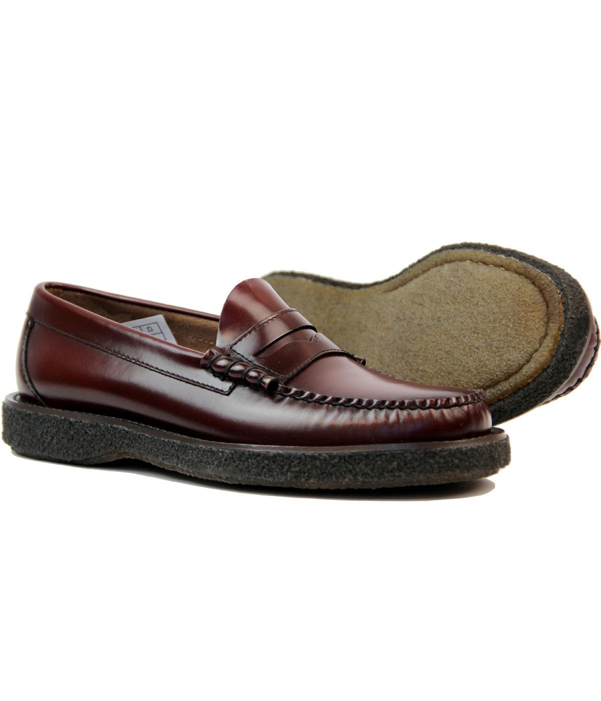 Crepe Sole Penny Loafer Shoes 