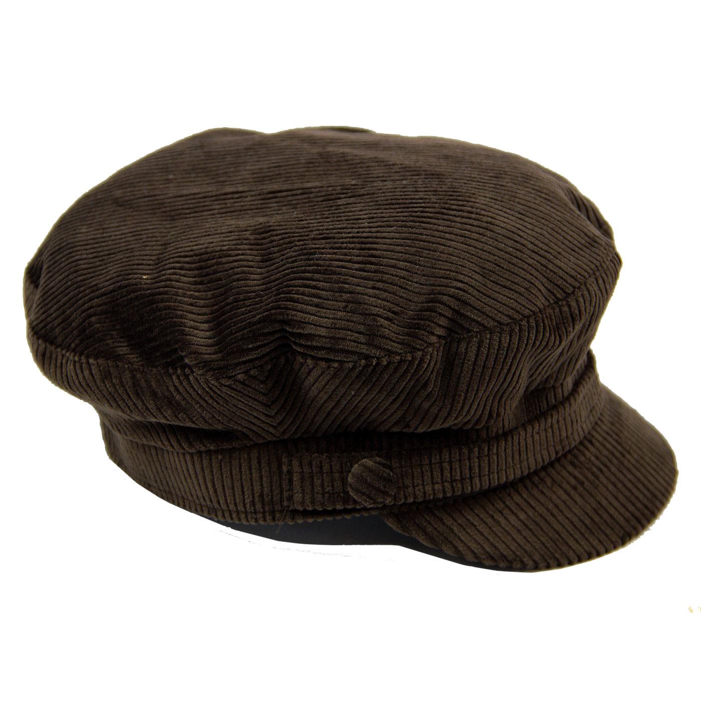 Beatle MADCAP ENGLAND Retro Cord Lennon Hat (DB)