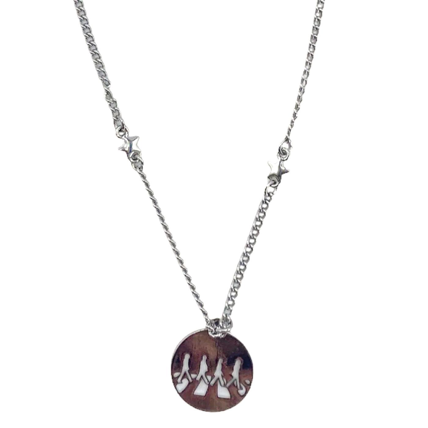 The Beatles Abbey Road Retro Disc Pendant Necklace