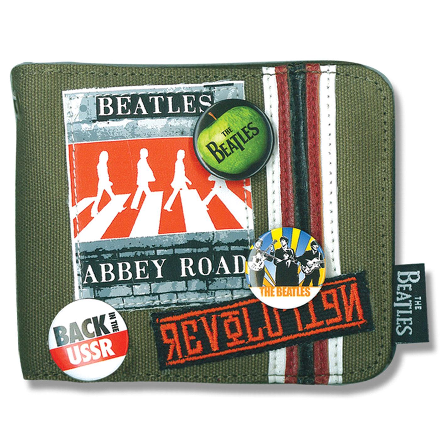 BEATLES Abbey Road Retro 60s Canvas Wallet 