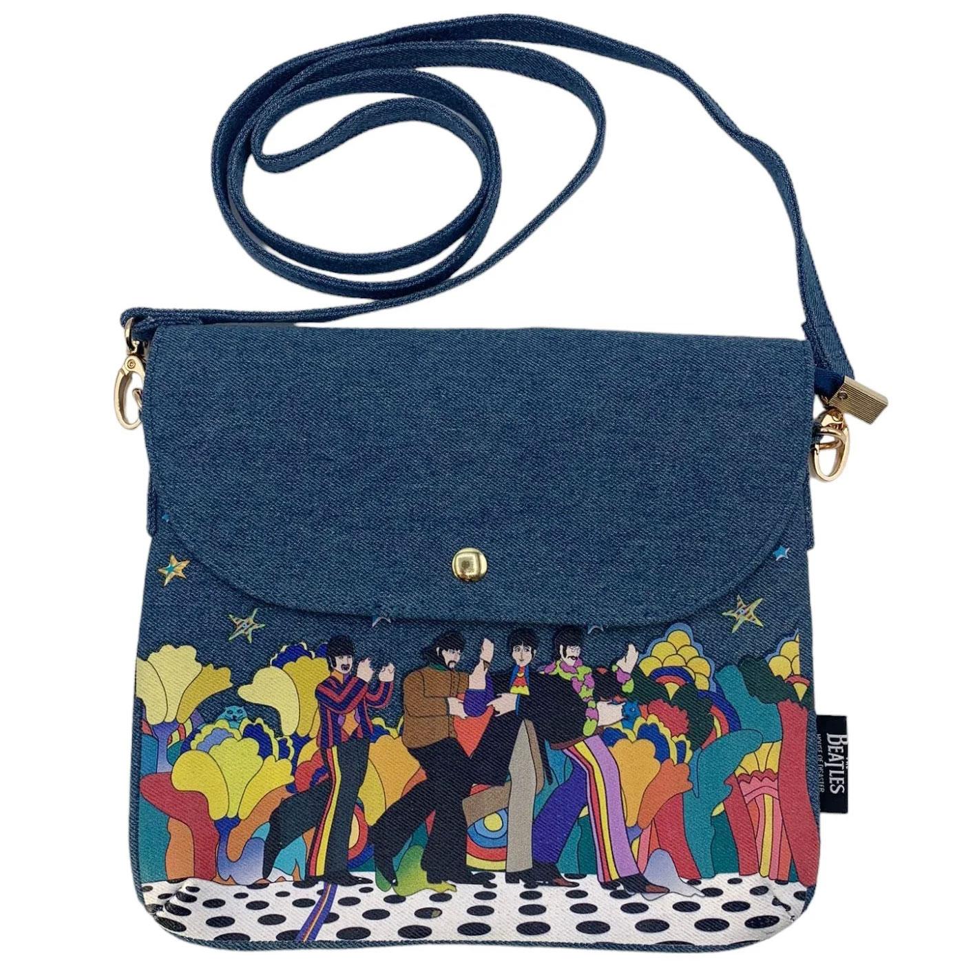 The Beatles Yellow Submarine 'Dancing' Denim Bag