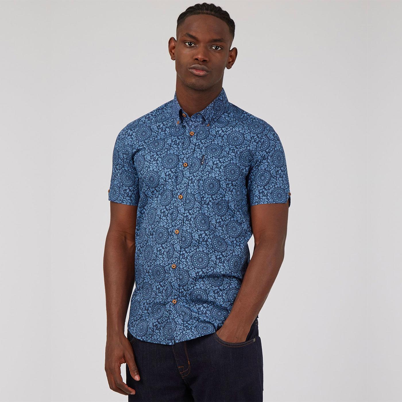 Ben Sherman Regular Fit Short Sleeve Paisley Shirt