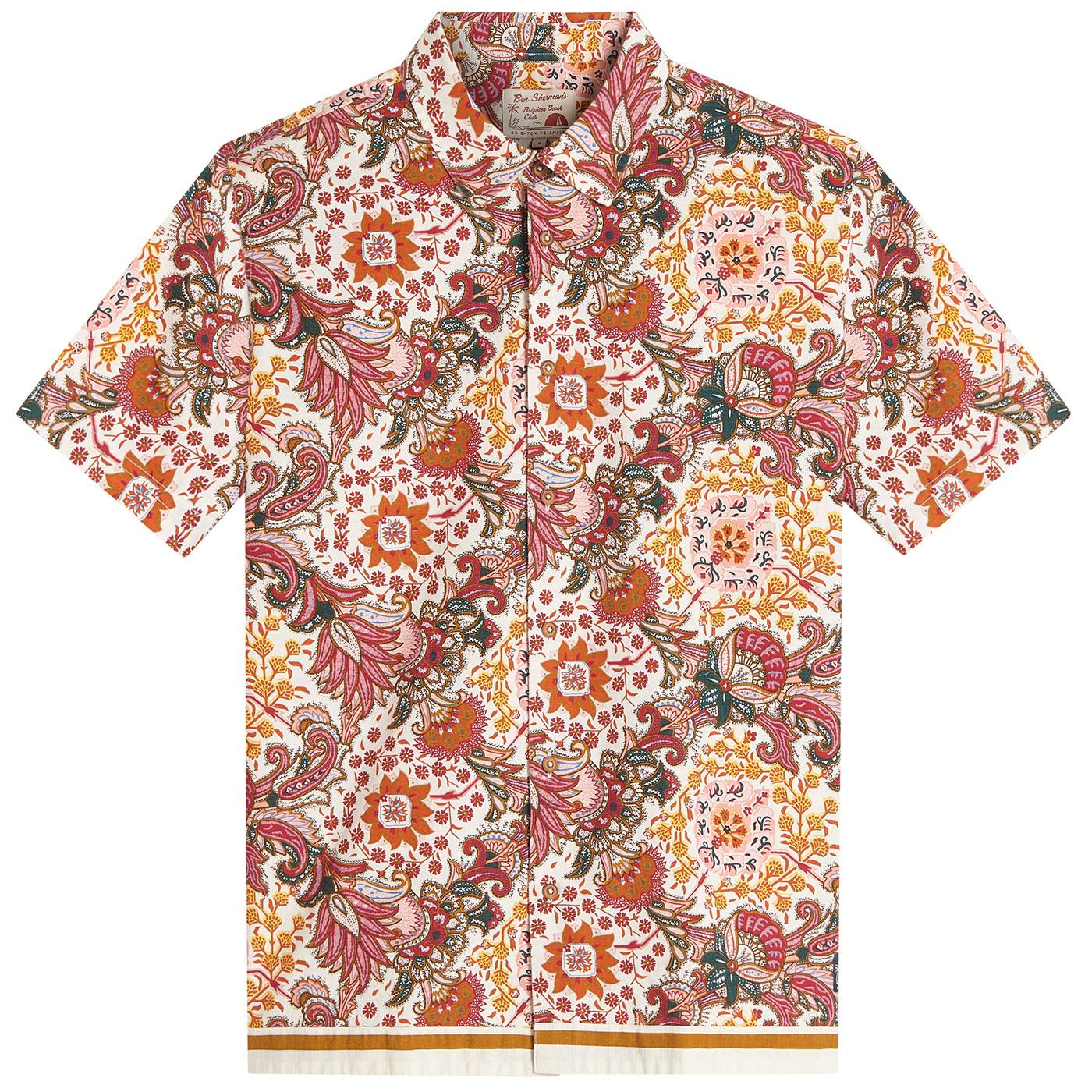 Ben Sherman Paisley Floral Foulard Border Shirt I