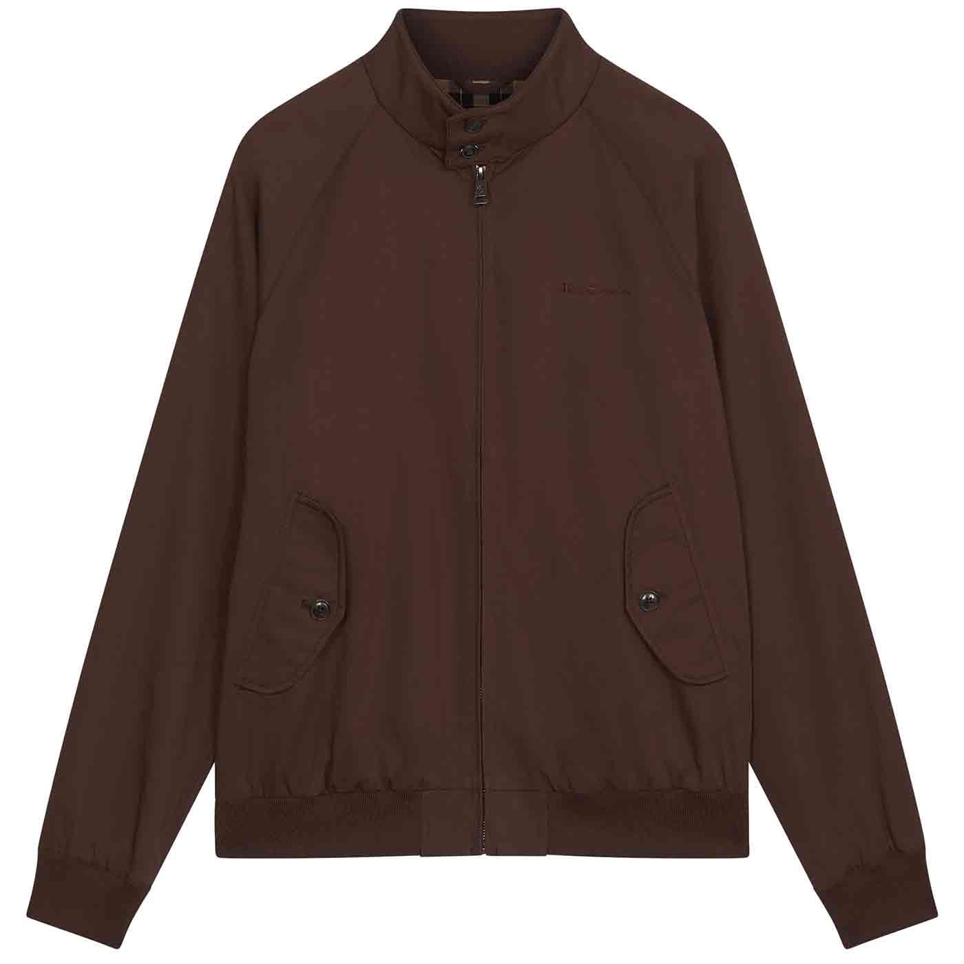 BEN SHERMAN Mod Signature Harrington Jacket (DB)