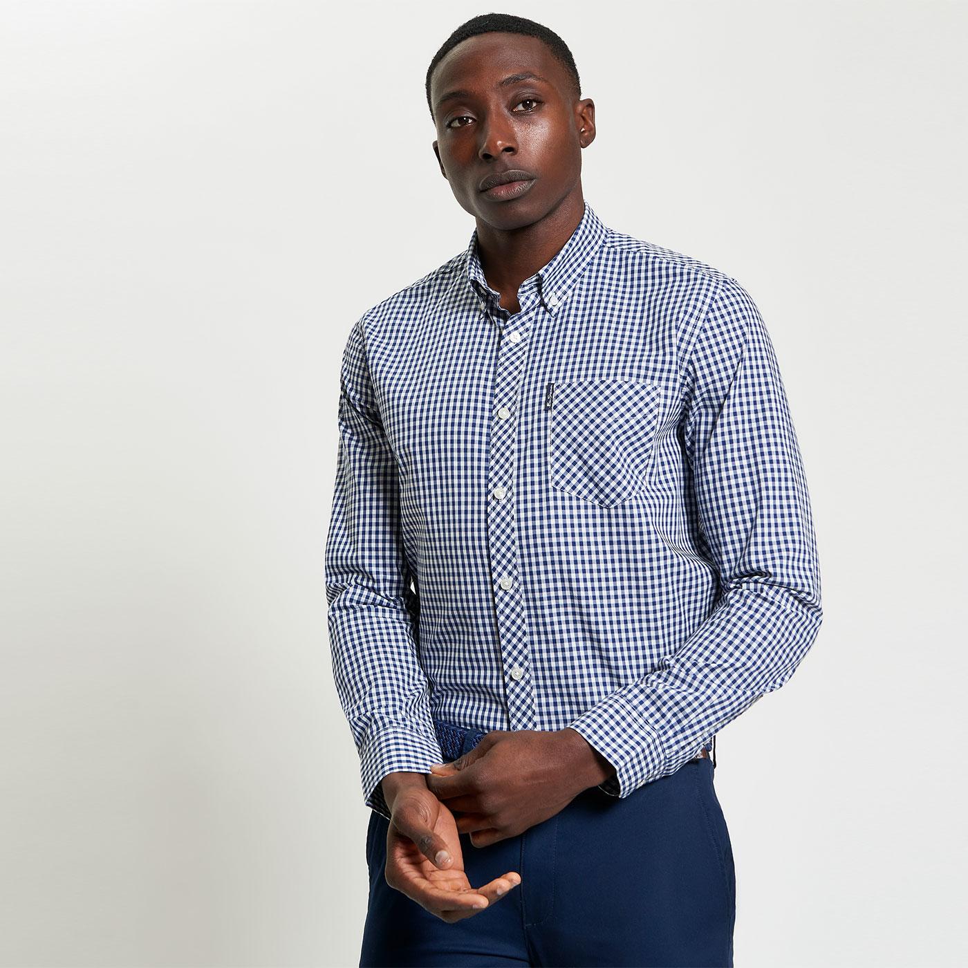 Ben Sherman Gingham Check Button Down Shirt DB