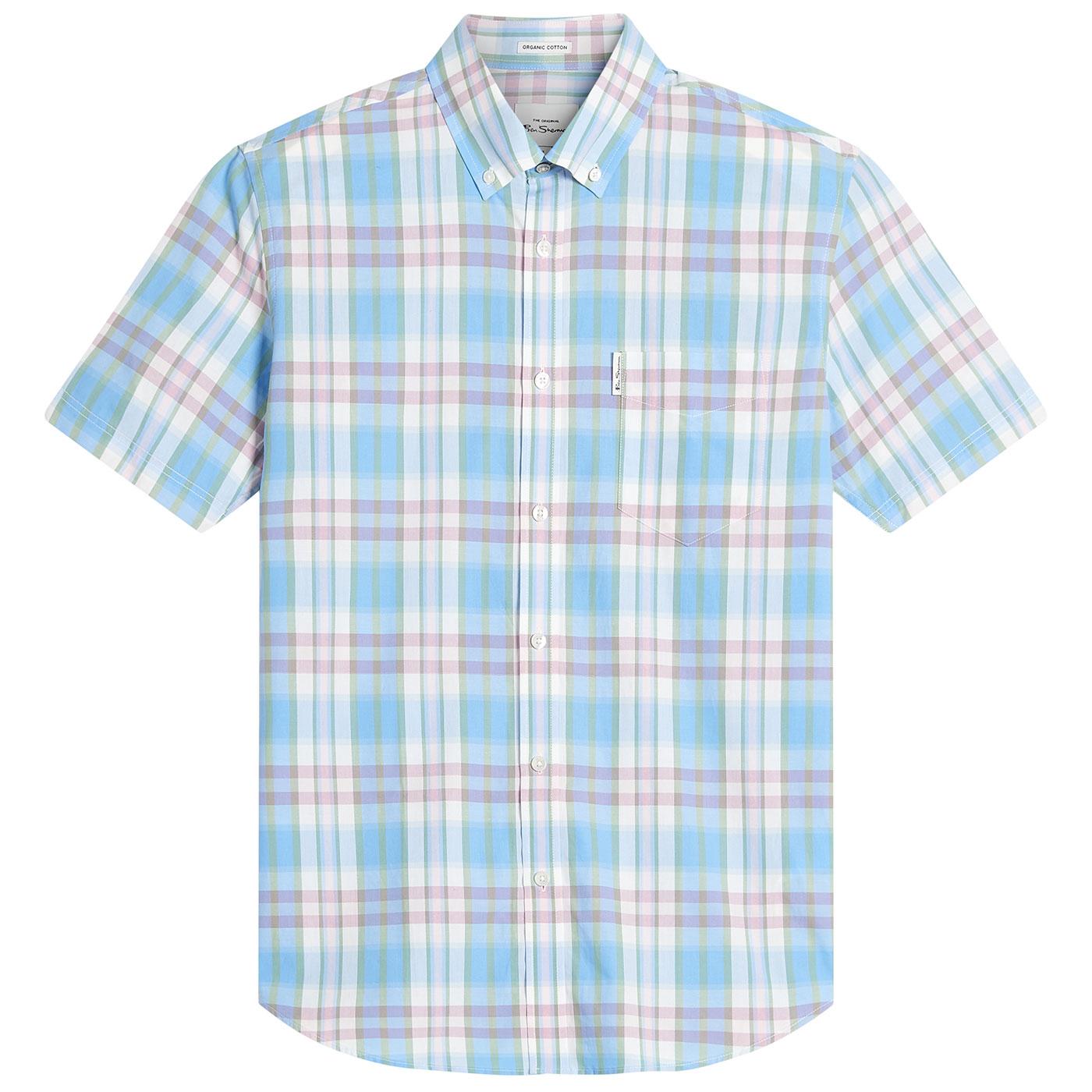 Ben Sherman Irregular Check Button Down SS Shirt G