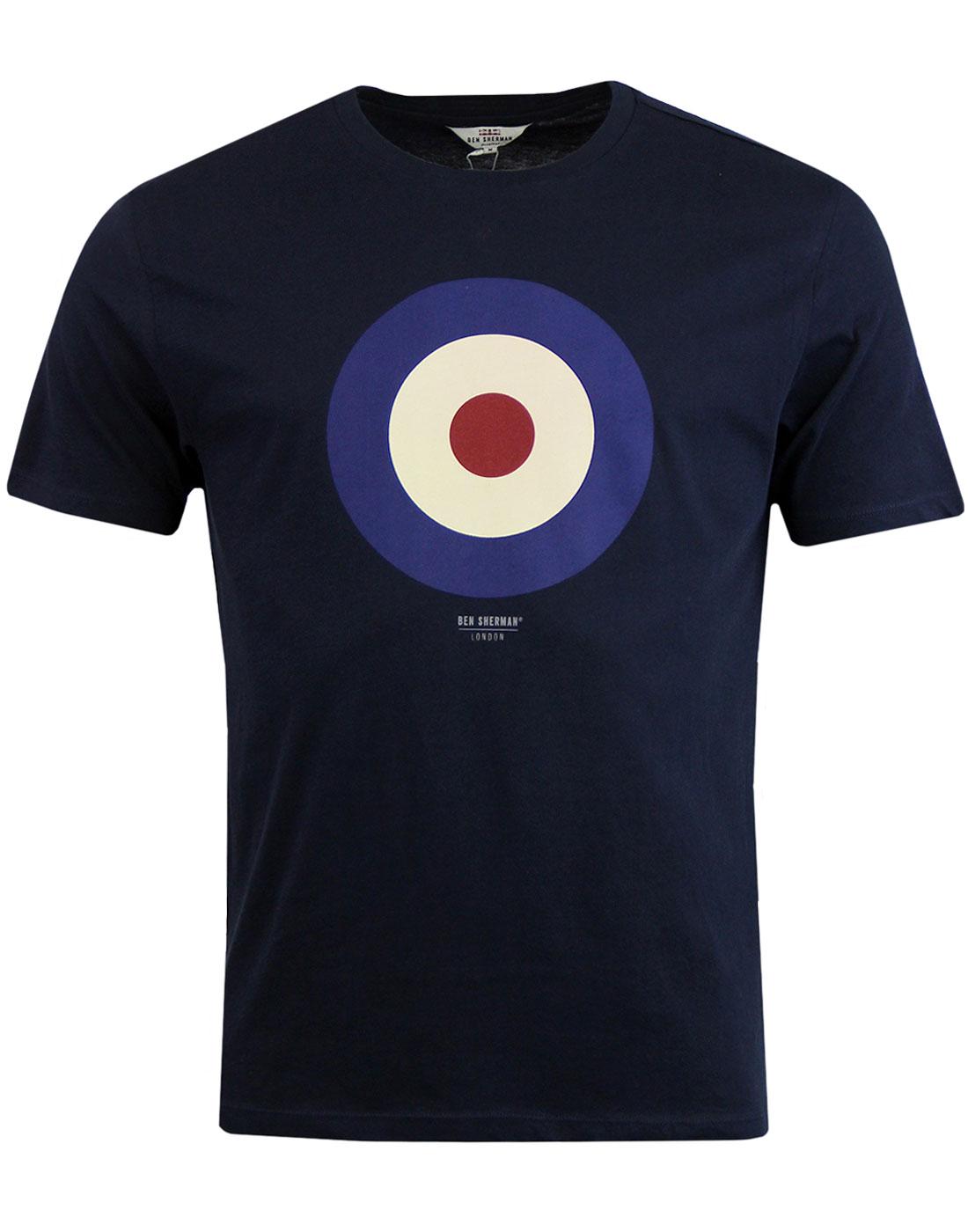 BEN SHERMAN Keith Moon 60s Mod Target T-Shirt (DN)