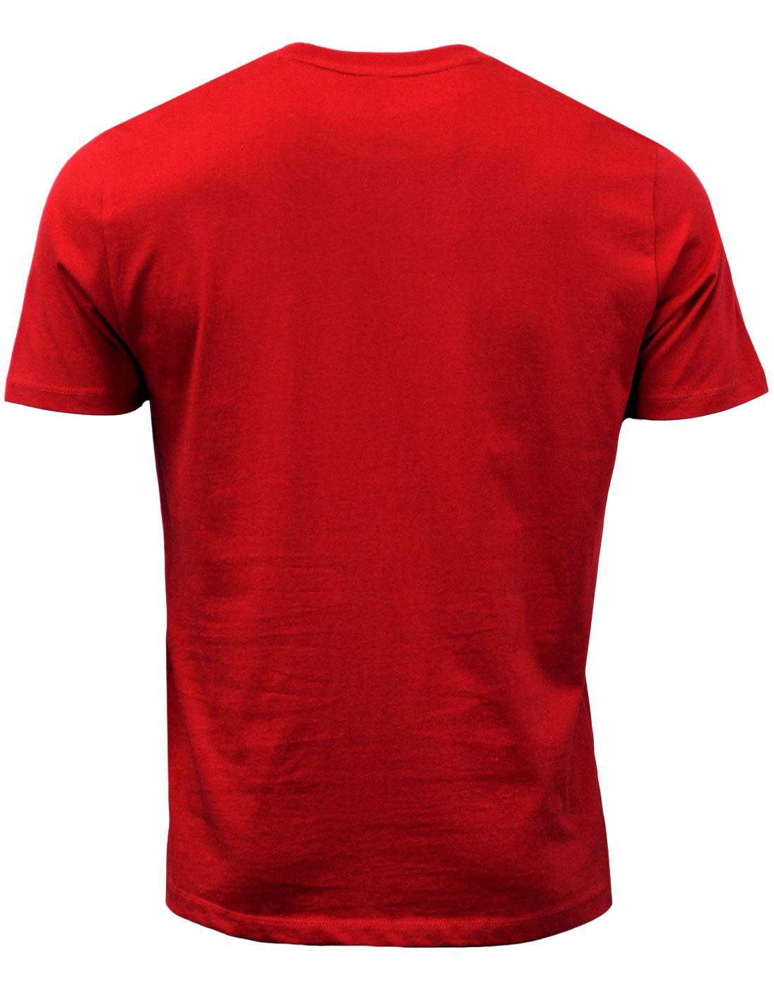 BEN SHERMAN Keith Moon Retro 1960s Mod Target T-Shirt in Red