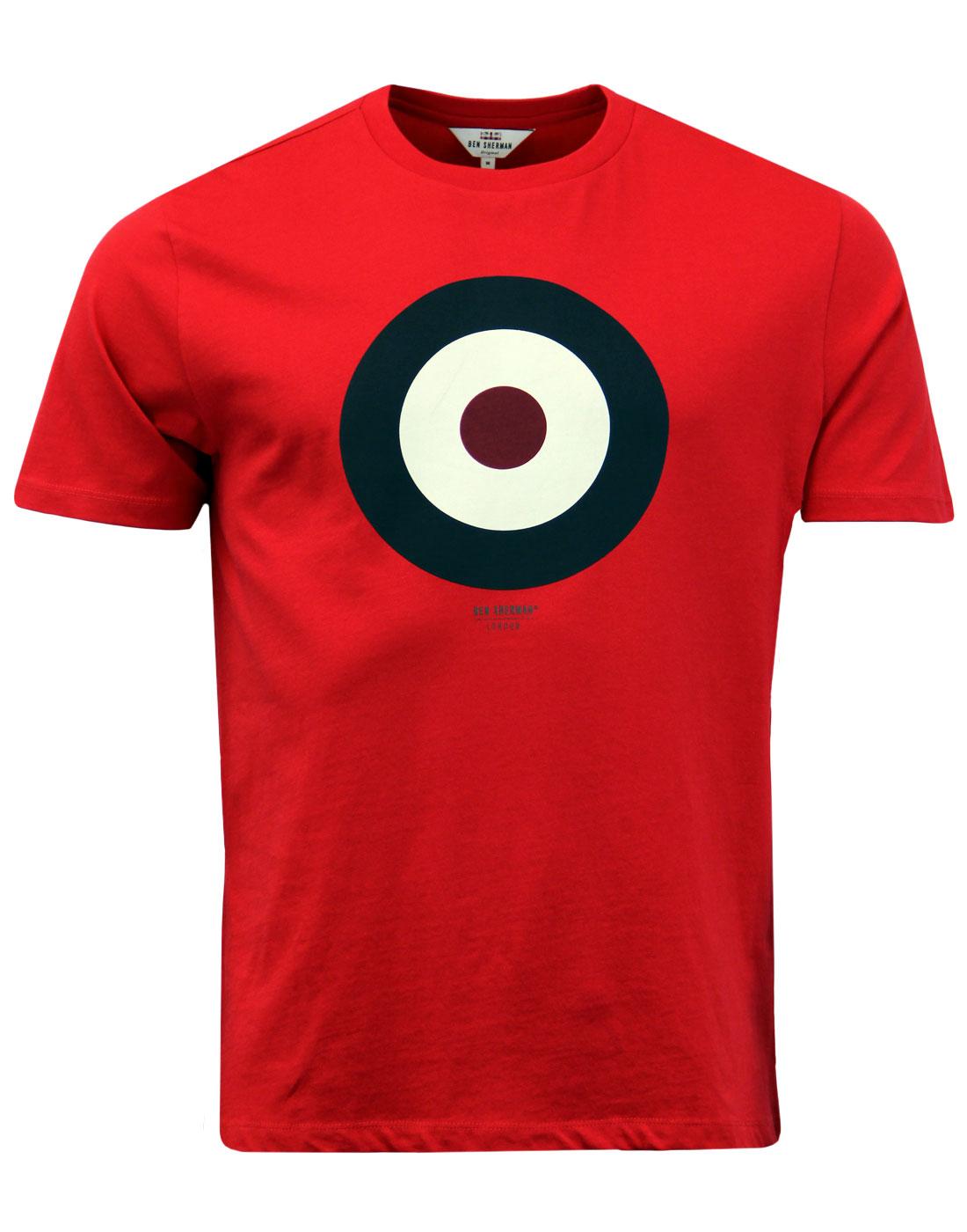 BEN SHERMAN Keith Moon 60s Mod Target T-Shirt (DR)