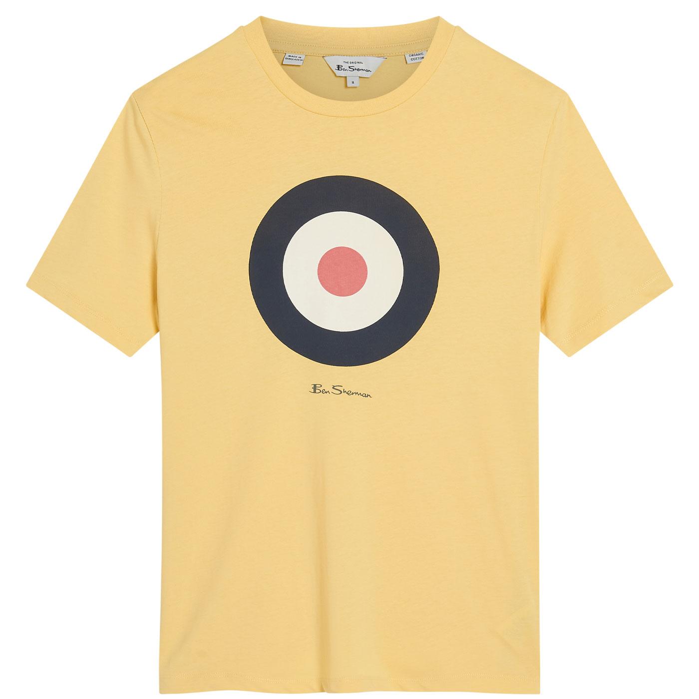BEN SHERMAN Signature Mod Target Logo T-shirt Corn