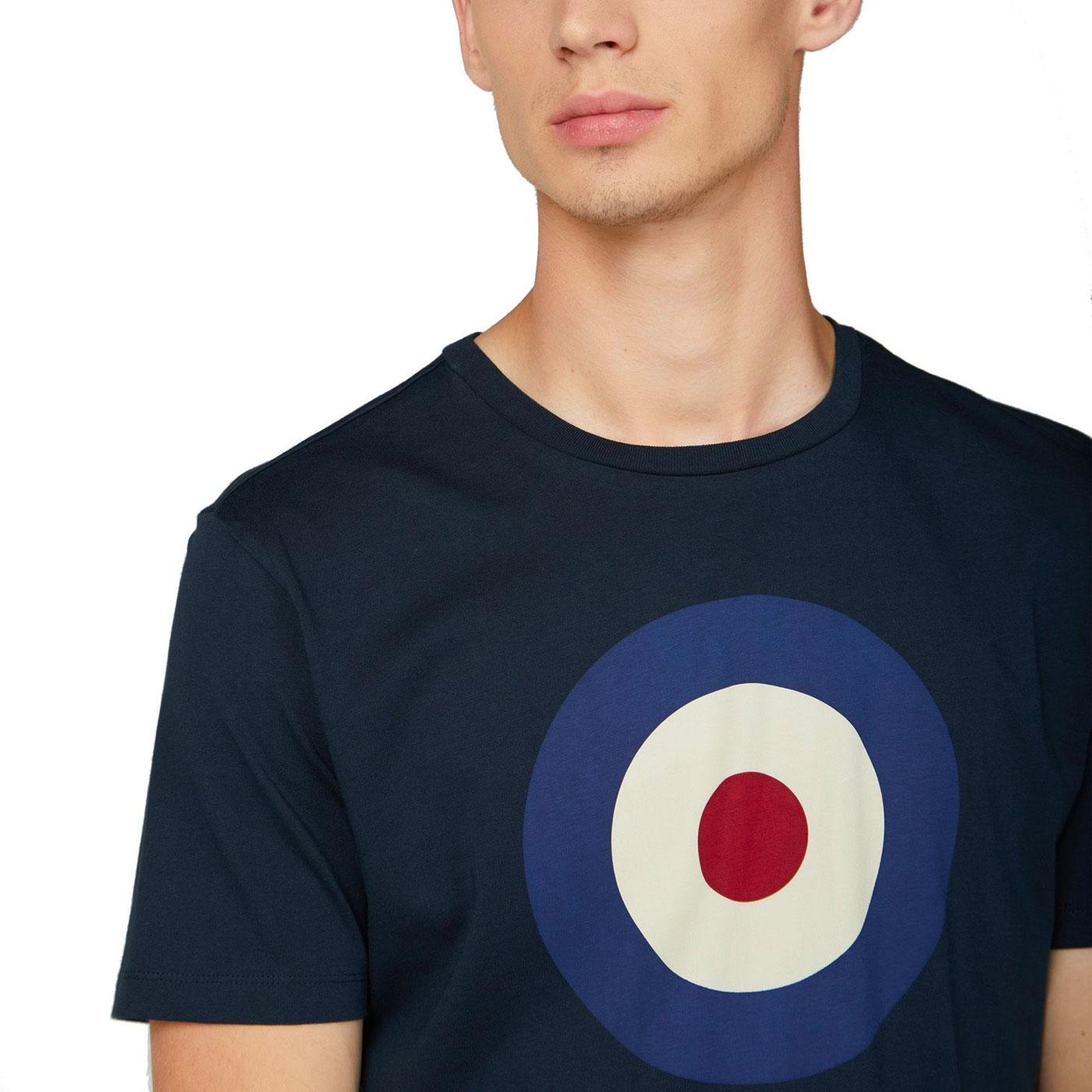 Medium Ben Sherman Target T-shirt Navy 