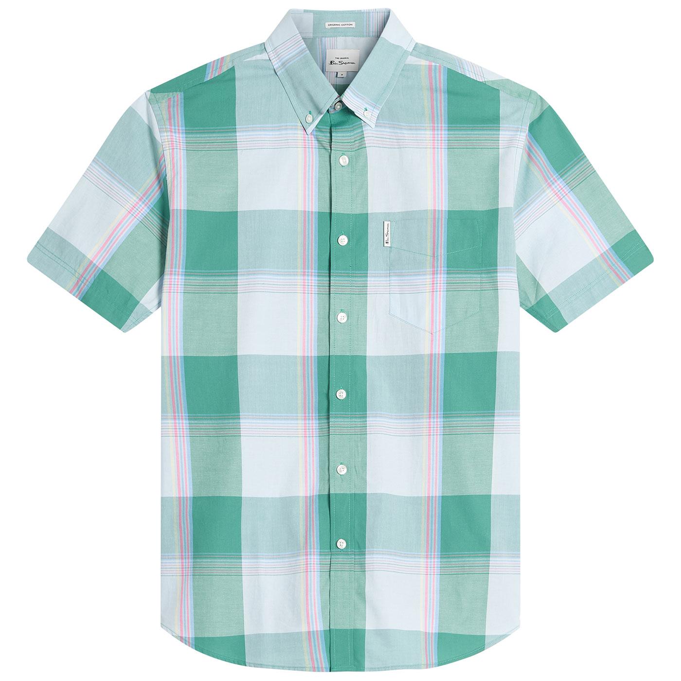 Ben Sherman Retro Multicolour Overcheck SS Shirt F