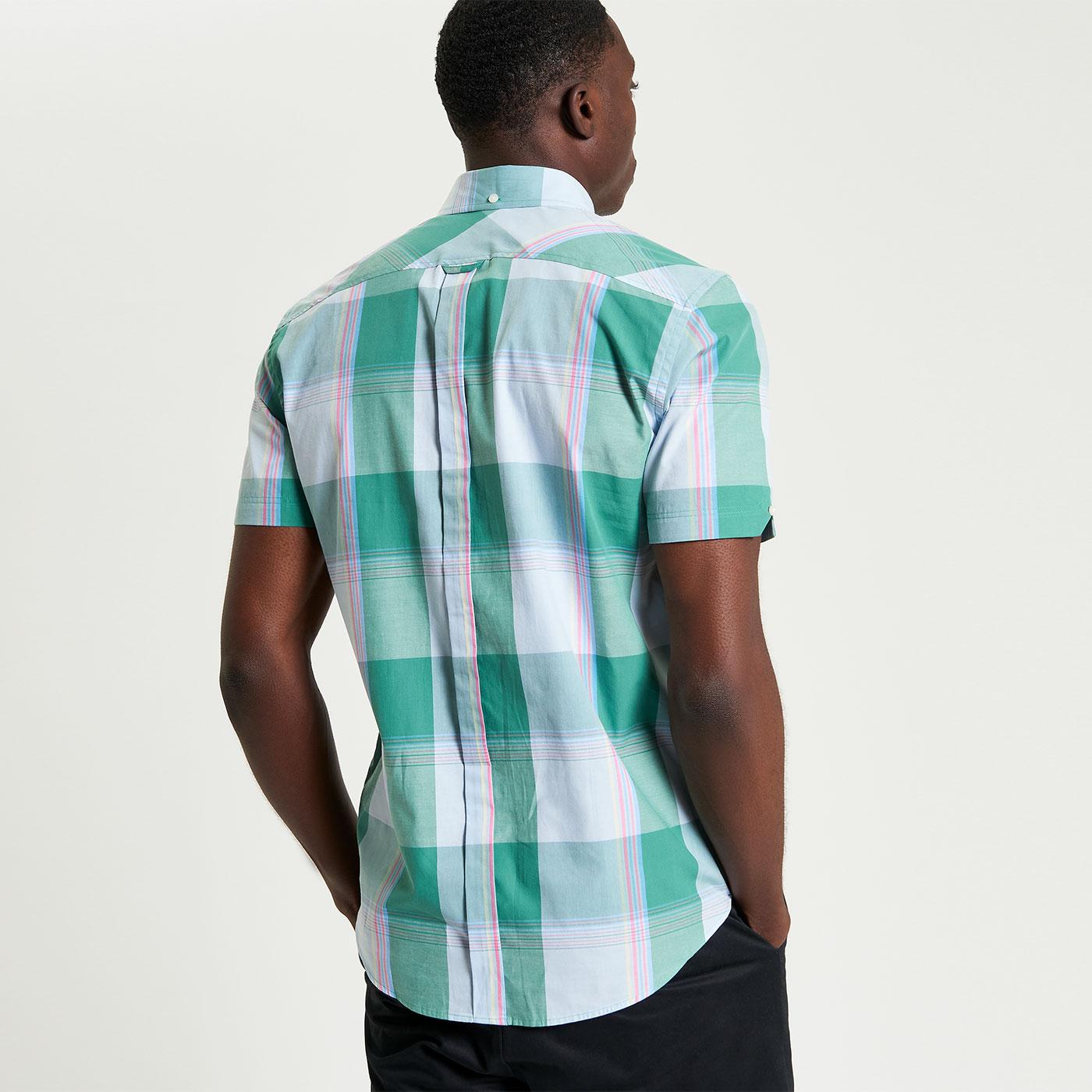 Ben Sherman Retro Multicolour Overcheck SS Shirt F