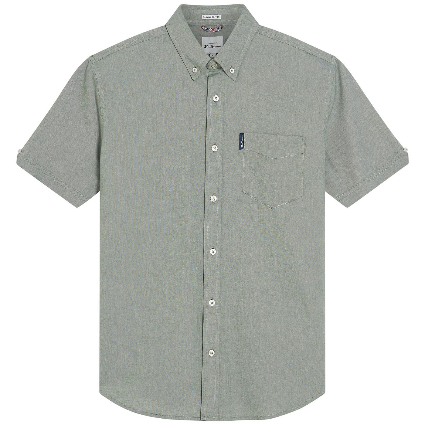 BEN SHERMAN Mod Button Down S/S Oxford Shirt K