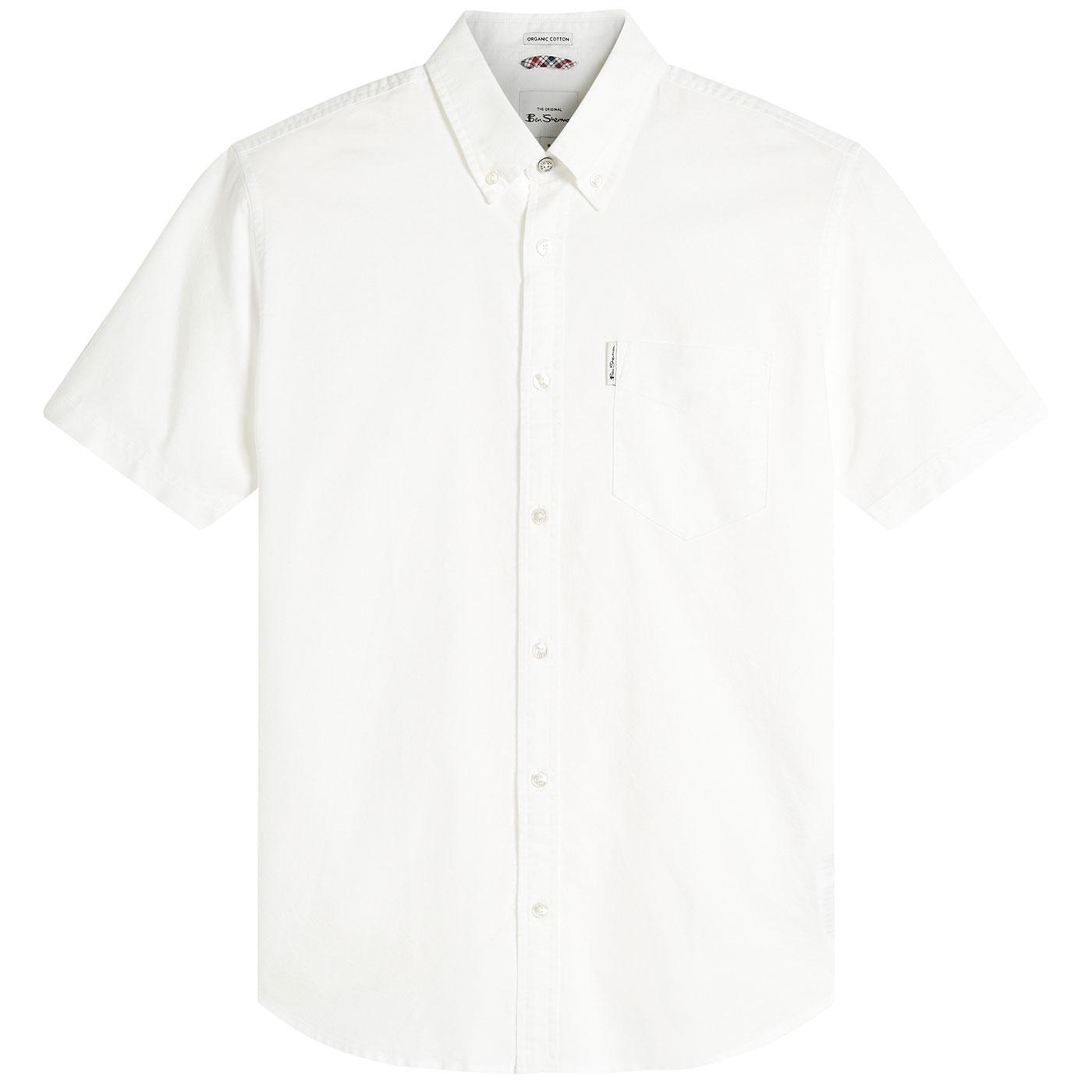 BEN SHERMAN Mod Button Down S/S Oxford Shirt W