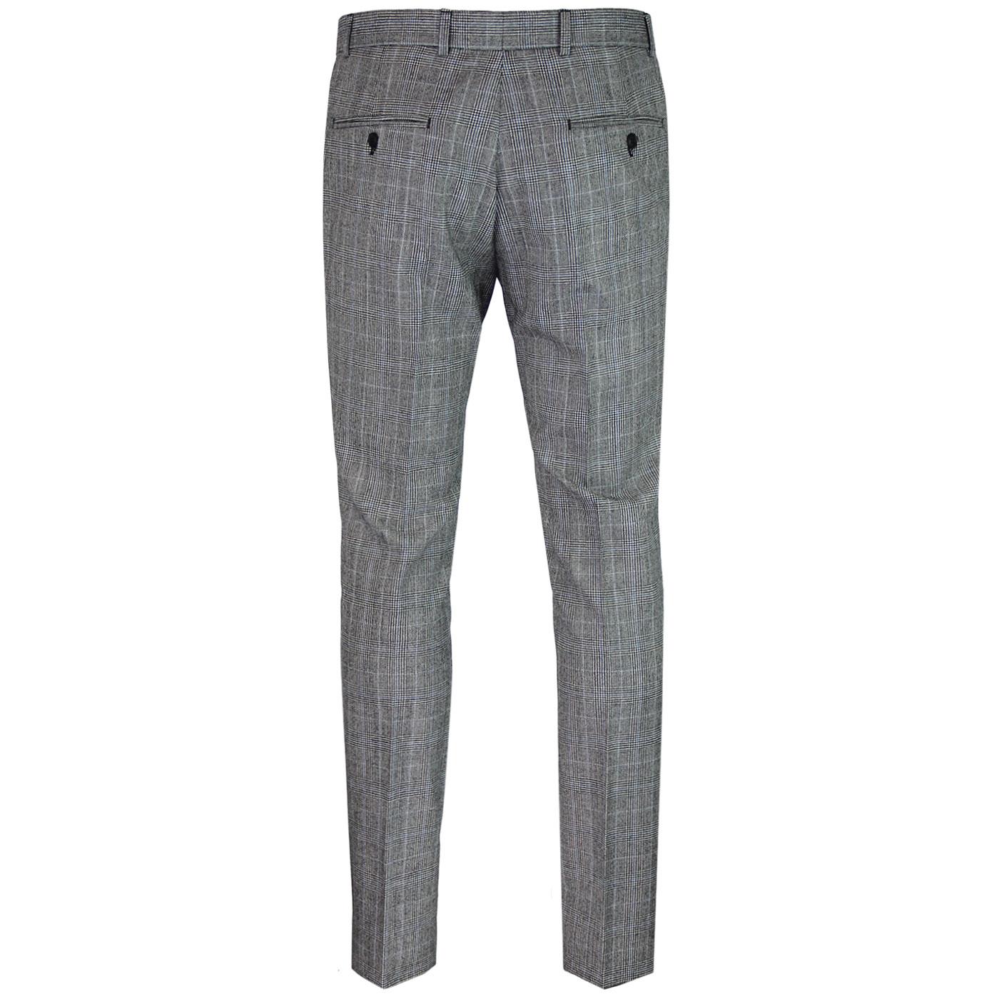 BEN SHERMAN Tailoring 60s Mod POW Check Suit Trousers