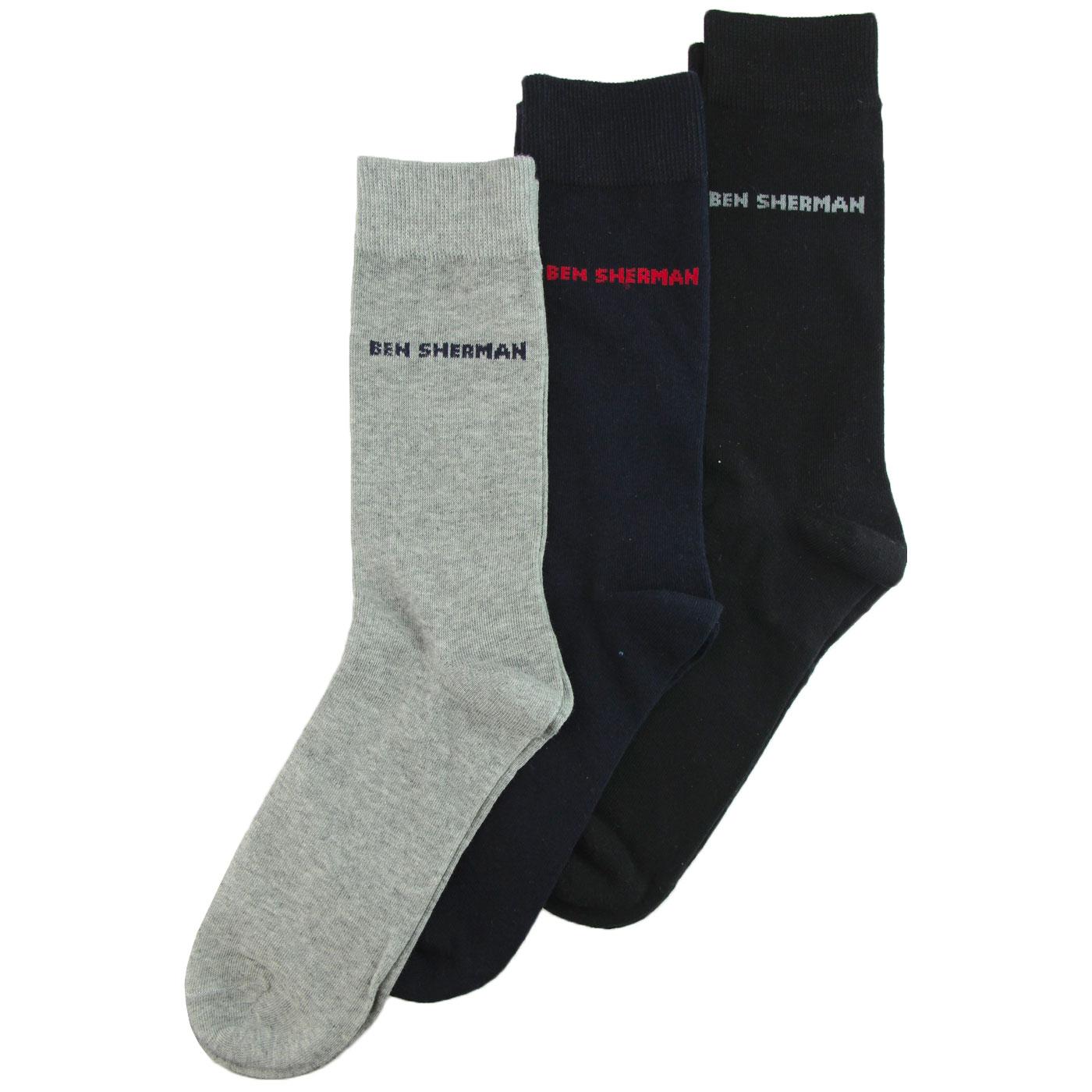Hedgehunter BEN SHERMAN 3 Pack Signature Socks