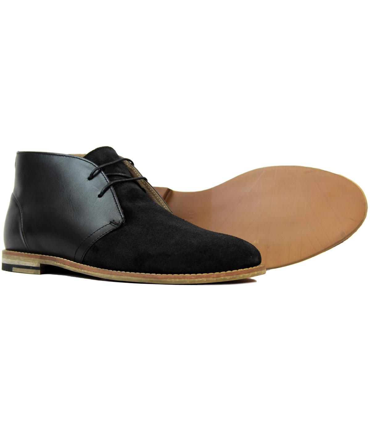 ben sherman desert boots black