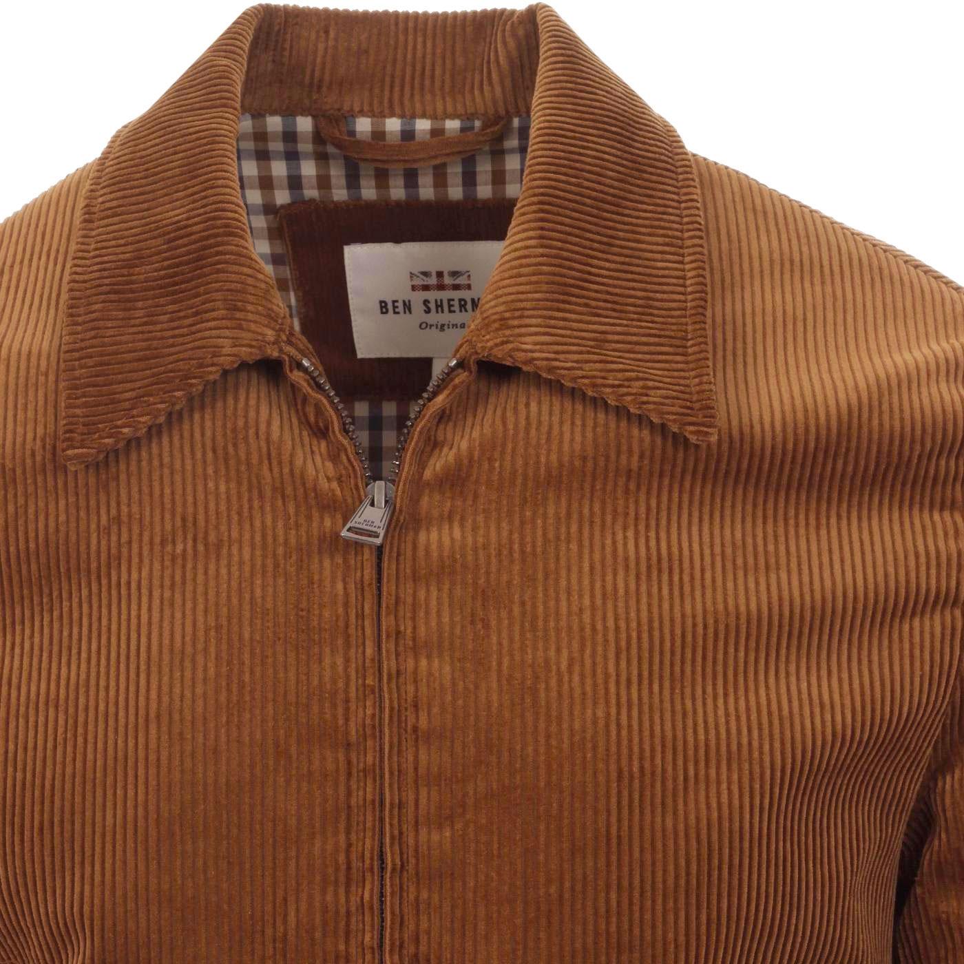 Mens corduroy harrington on sale jacket