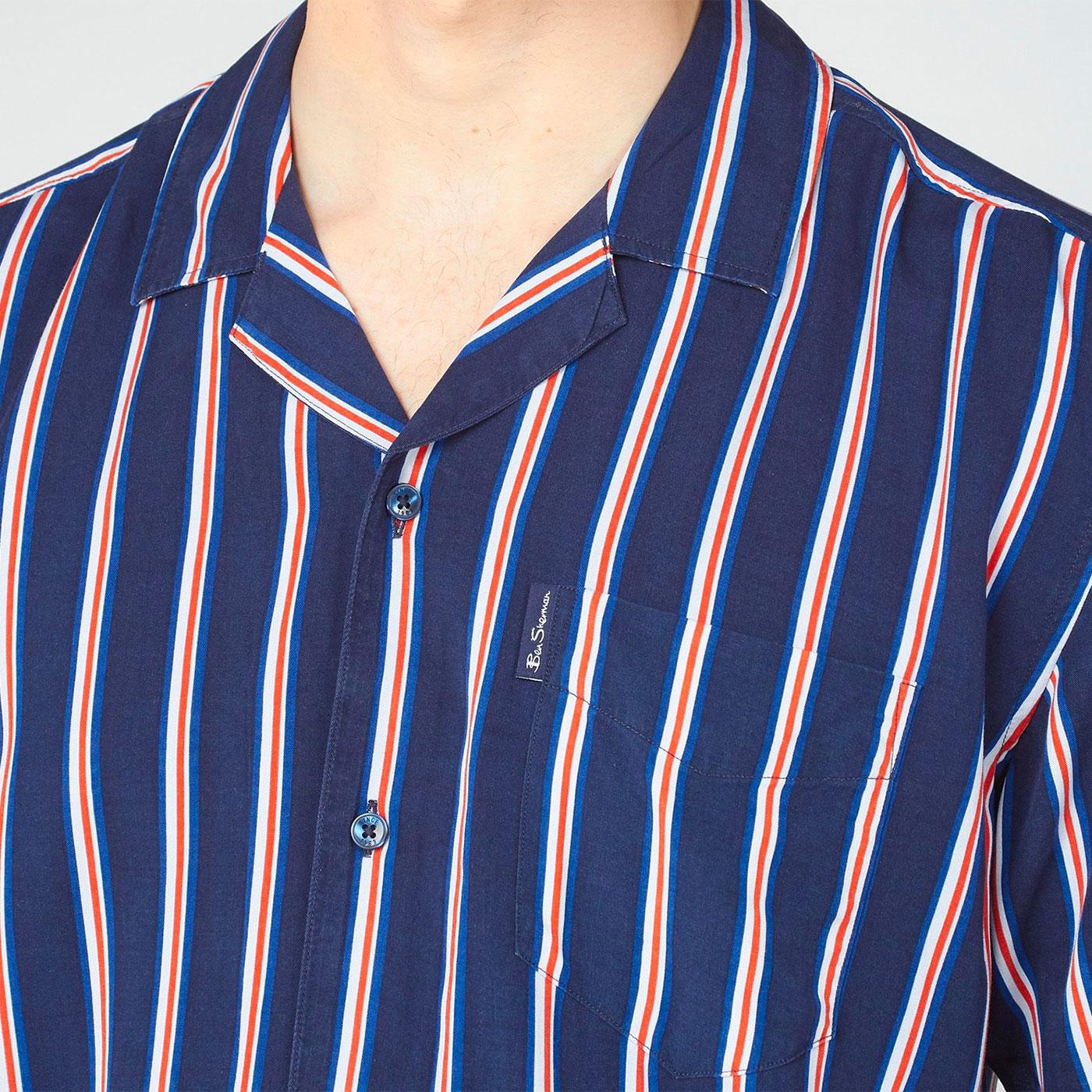 BEN SHERMAN x Team GB Olympics Resort Collar Stripe Shirt