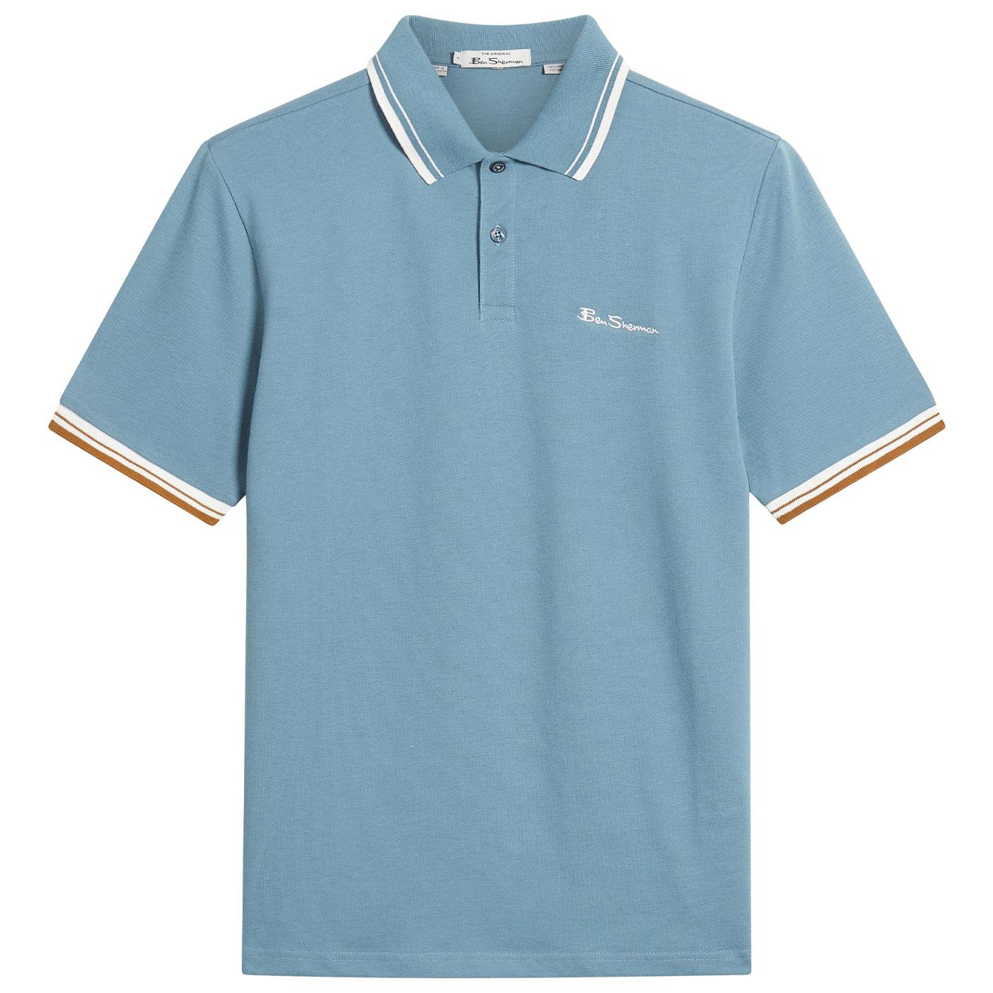 Ben Sherman Mod Tipped Signature Pique Polo A