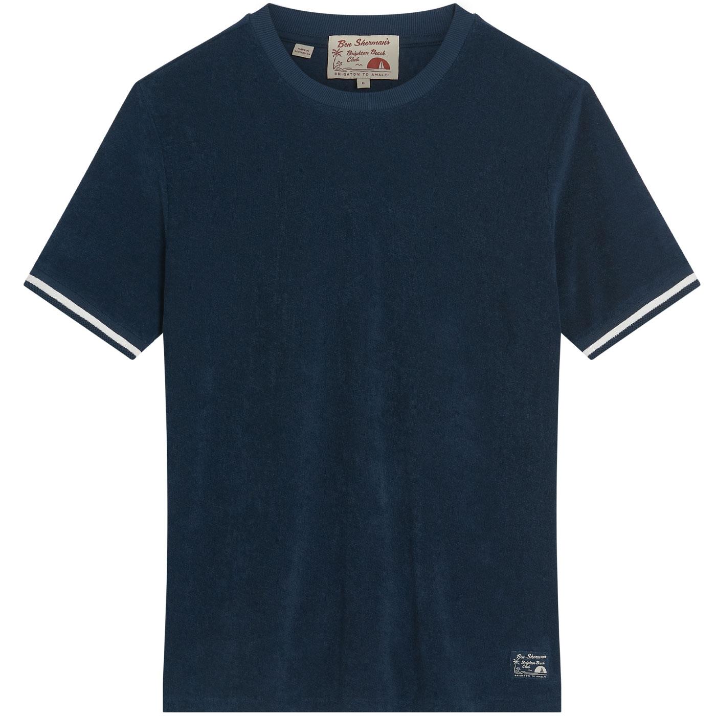 Ben Sherman Brighton Beach Club Towelling Tee (DN)