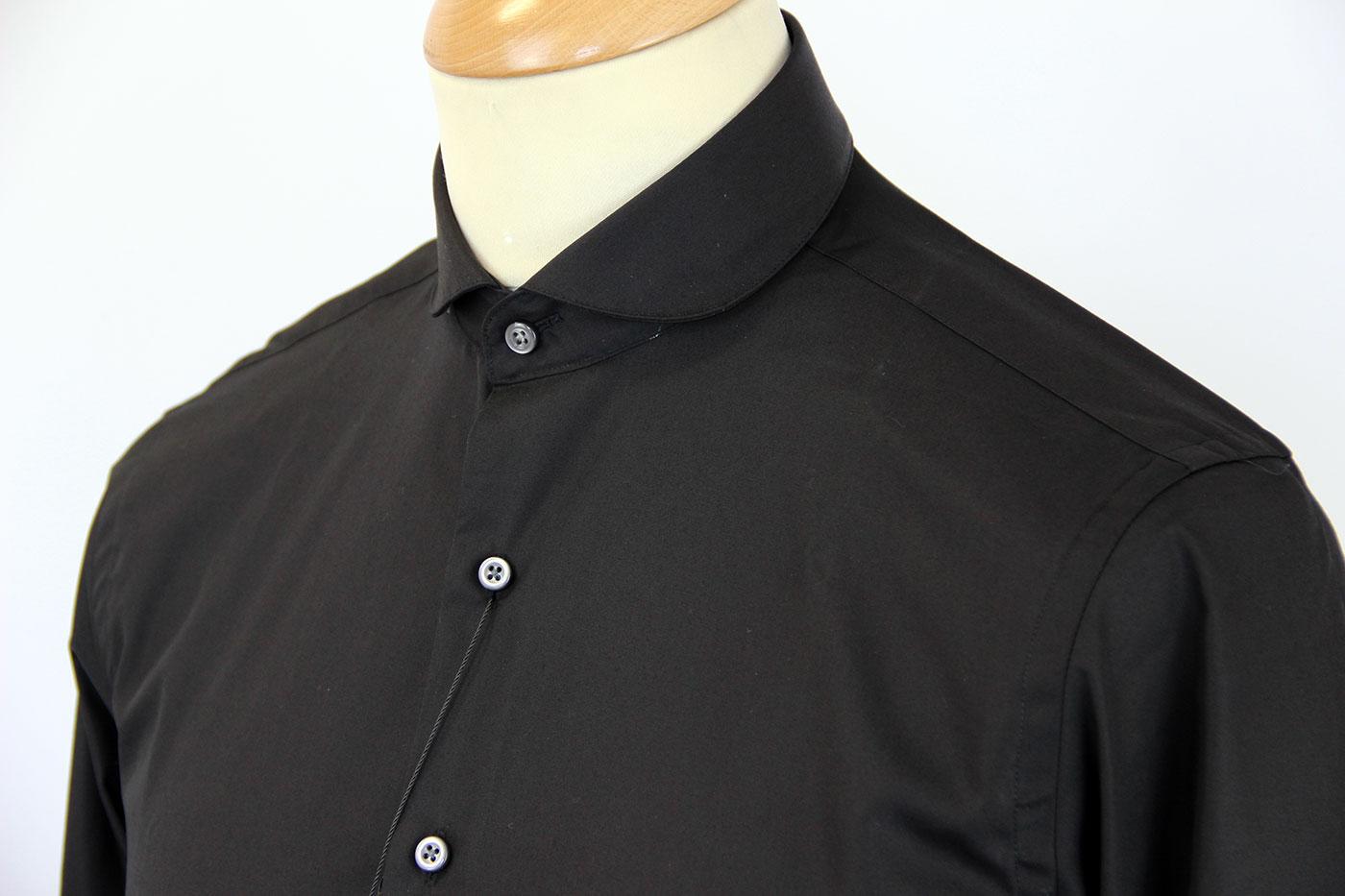 Ben Sherman Tailoring Retro 60s Mod Smart Penny Collar Shirt