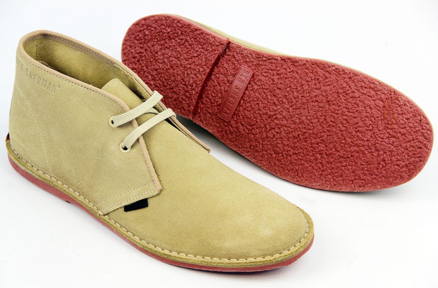 ben sherman desert boots sand