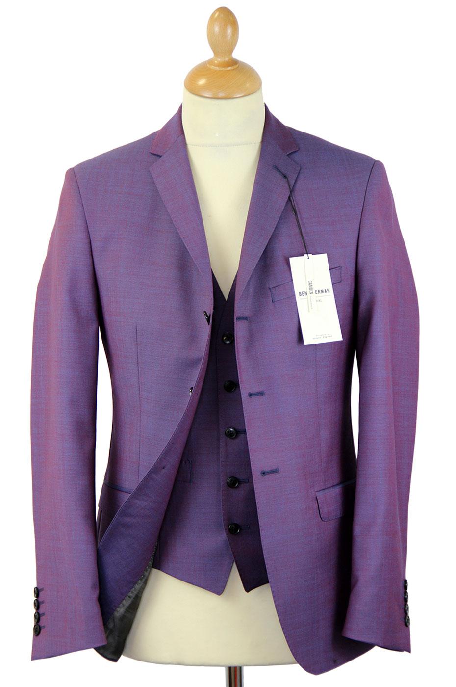 BEN SHERMAN Tailoring Mod 3 Button Tonic Suit P