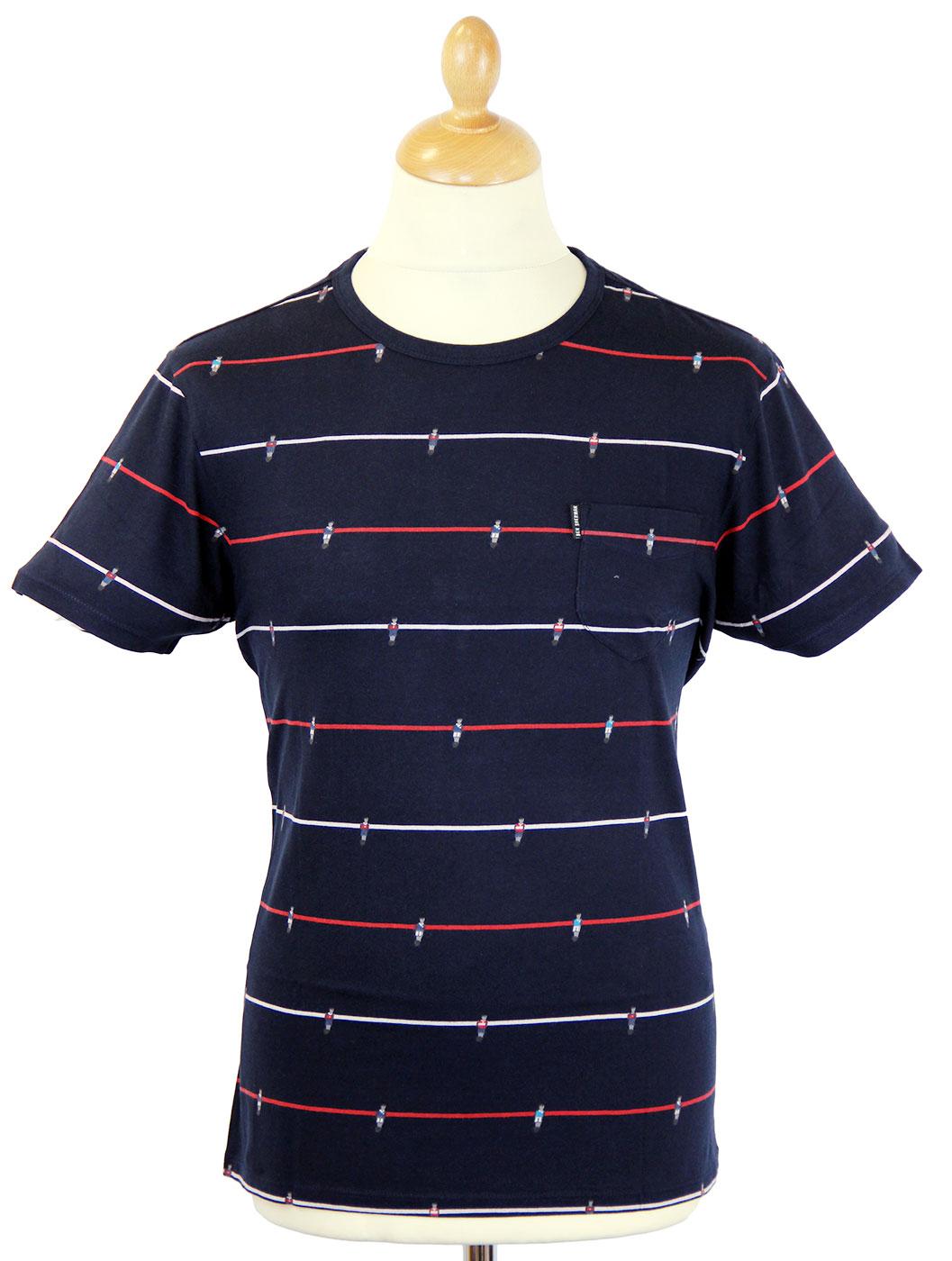Table Football BEN SHERMAN Retro Stripe T-Shirt NB