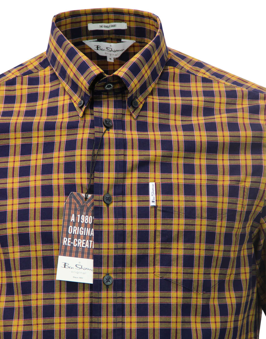 Kingly BEN SHERMAN 1980s Archive Tartan Shirt