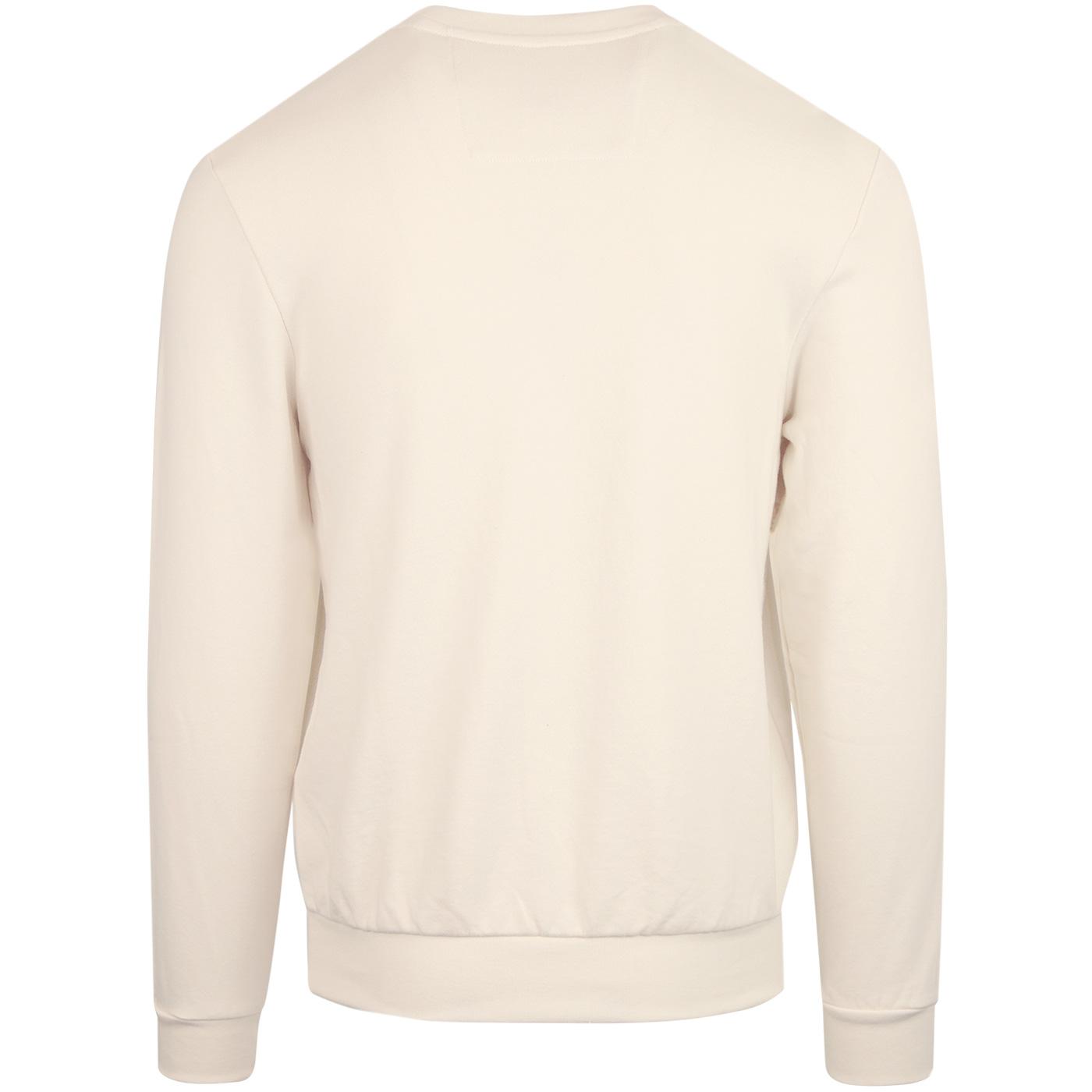 BEN SHERMAN Northern Soul Flock Rose Sweatshirt in Beige