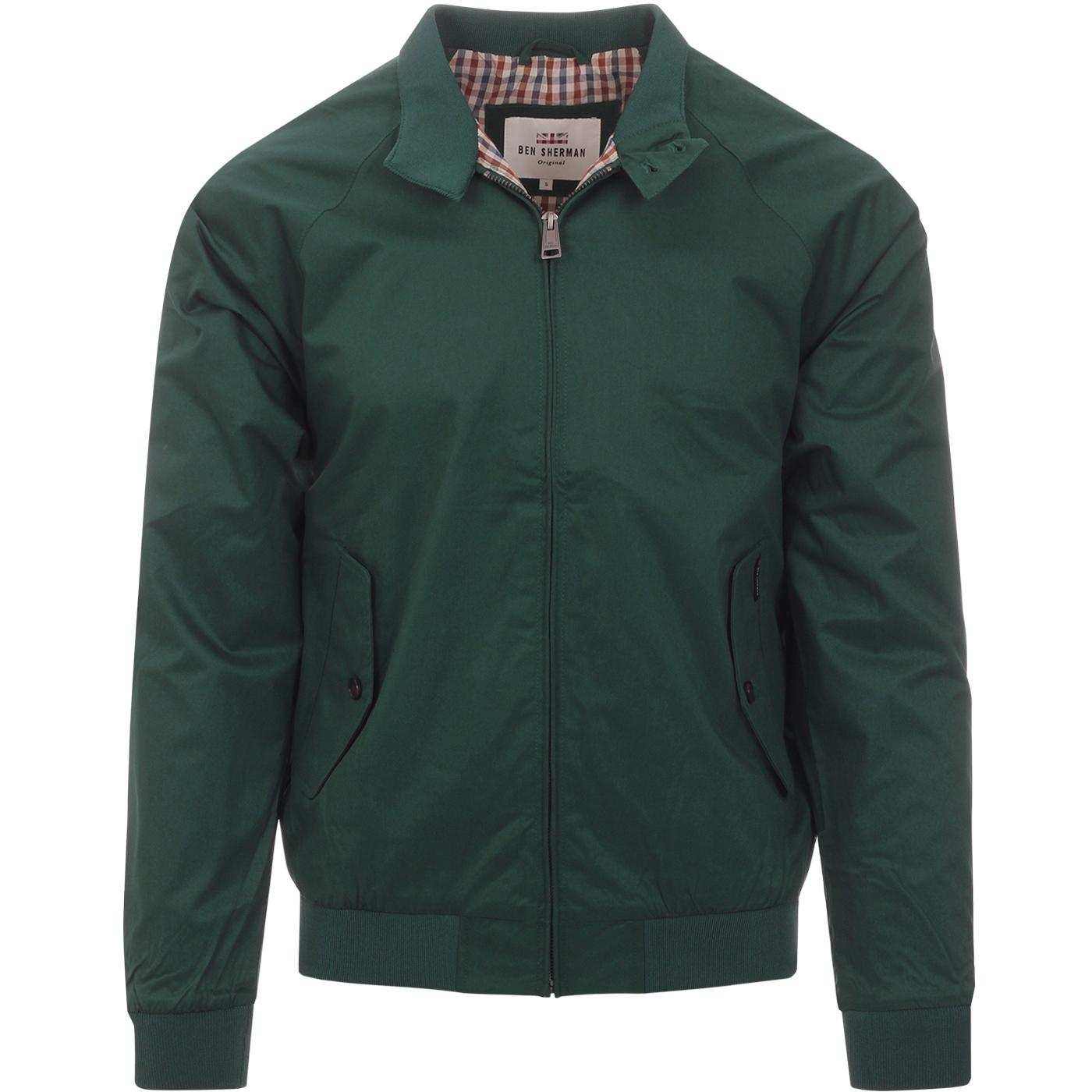 Download BEN SHERMAN Men's 60s Harrington Jacket Trekking Green