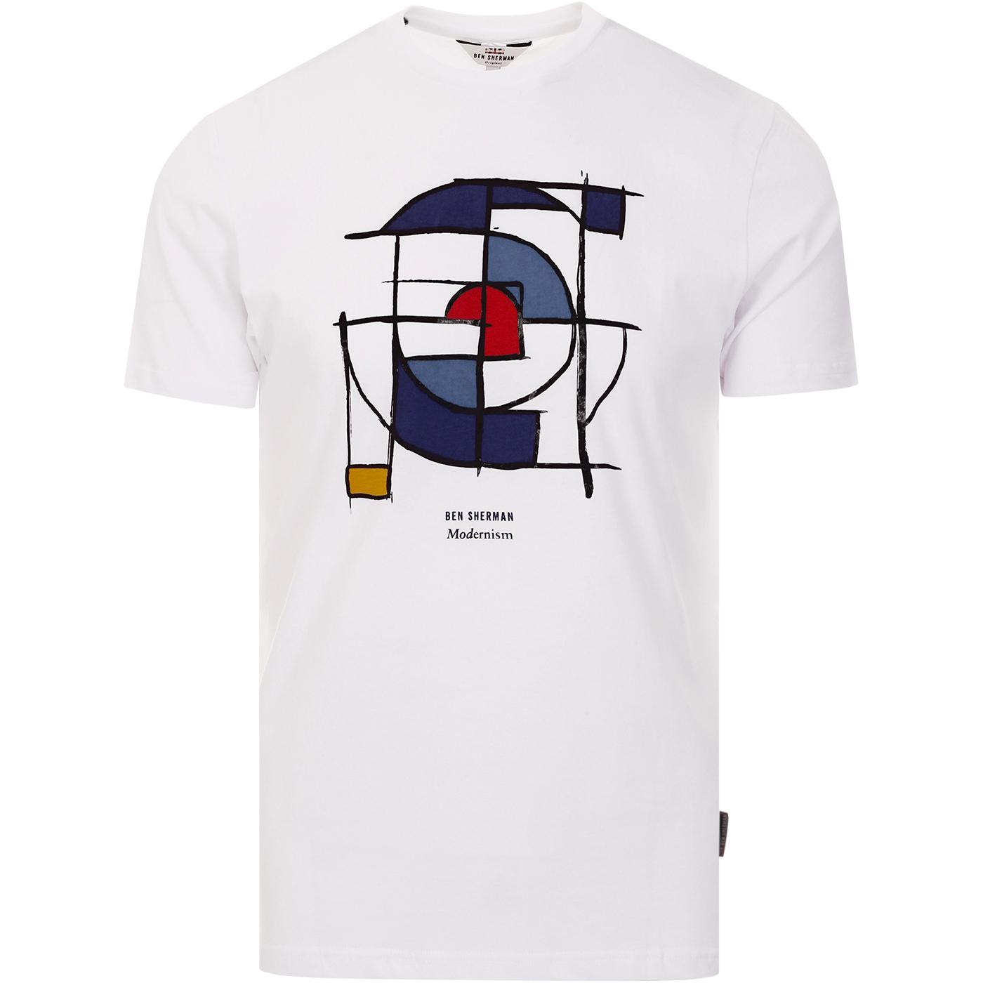 Mondrian Mod Target BEN SHERMAN Retro T-shirt (W)