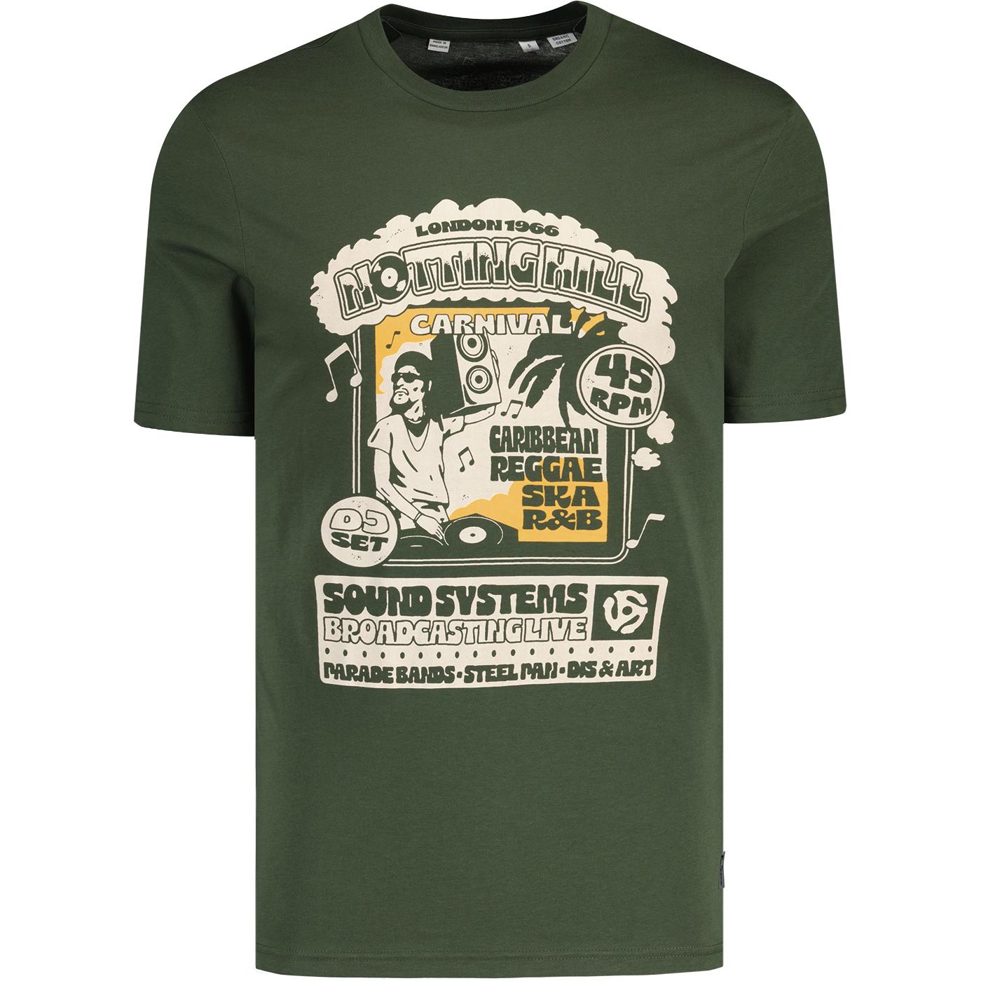 Ben Sherman  Notting Hill Carnival 1966 Retro Tee 