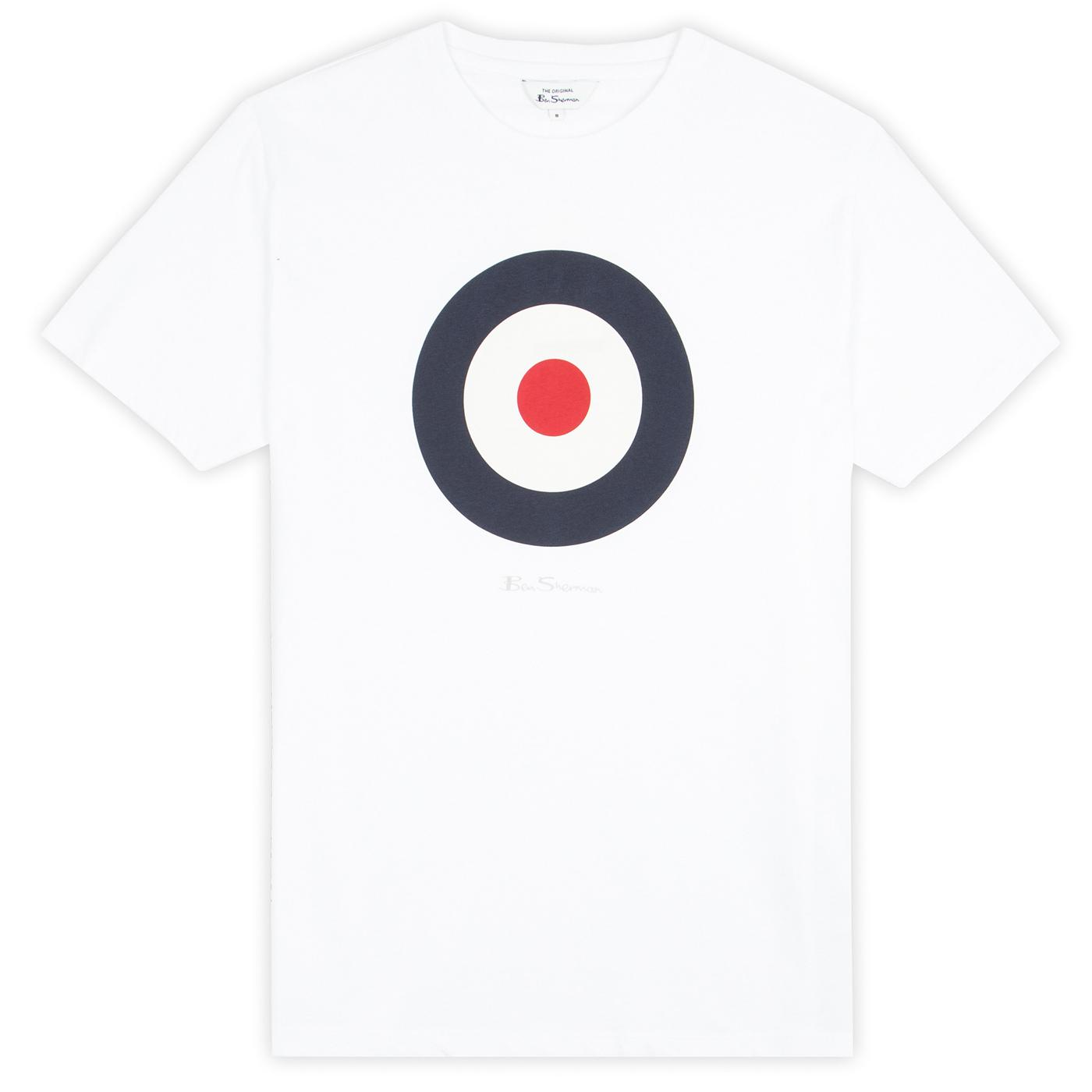 BEN SHERMAN Signature Mod Target T-shirt (White)