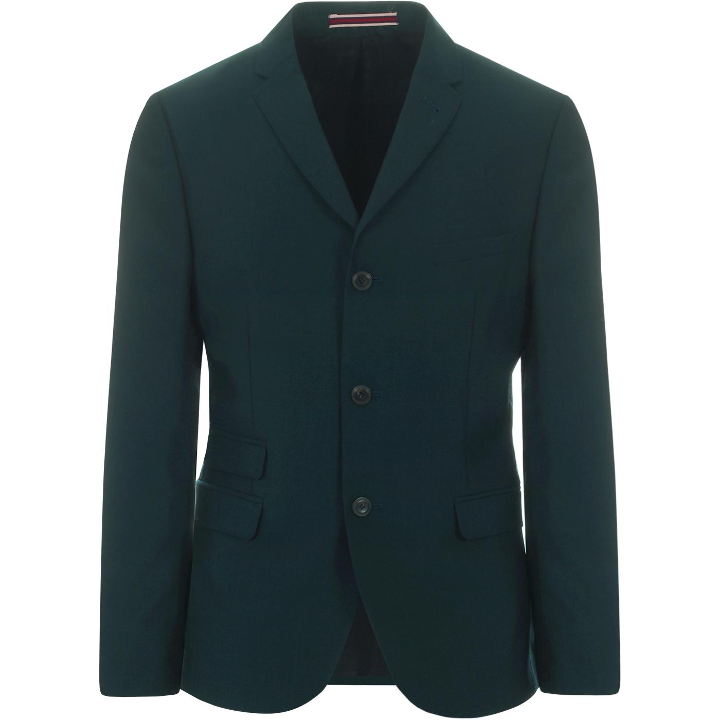 BEN SHERMAN 3 Button Tonic Suit Jacket (Sea Moss)