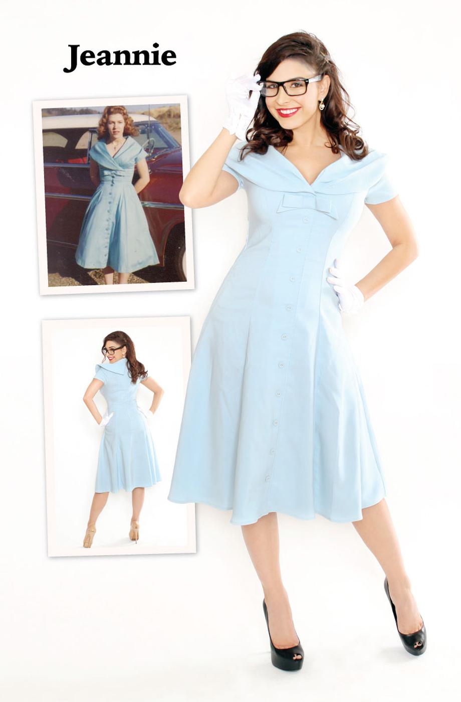Jeannie BETTIE PAGE Retro Vintage 50s Style Dress