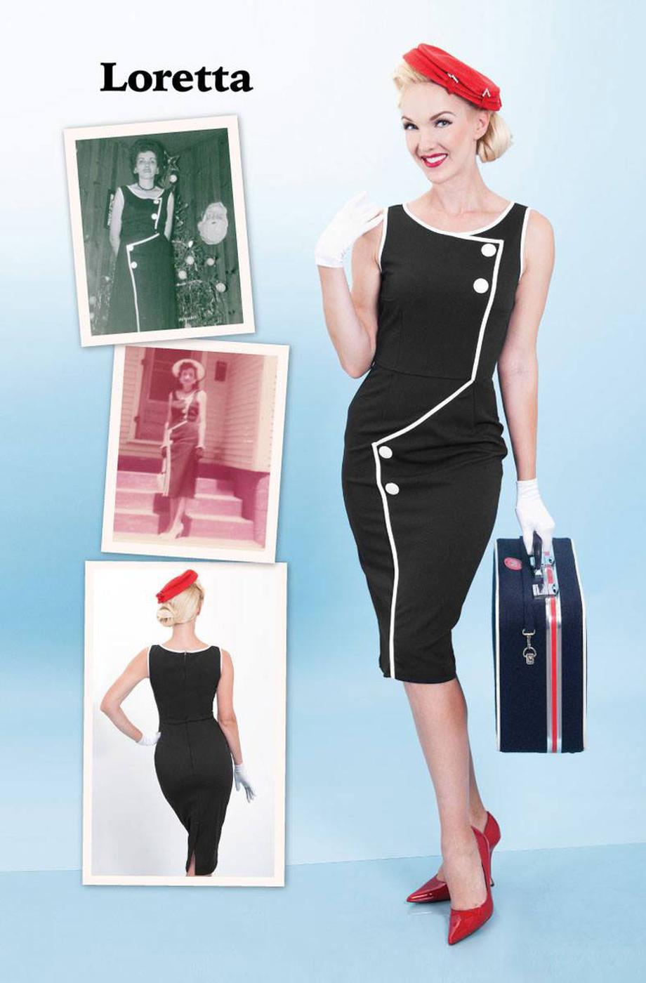 Loretta BETTIE PAGE Retro Vintage 50s Style Dress