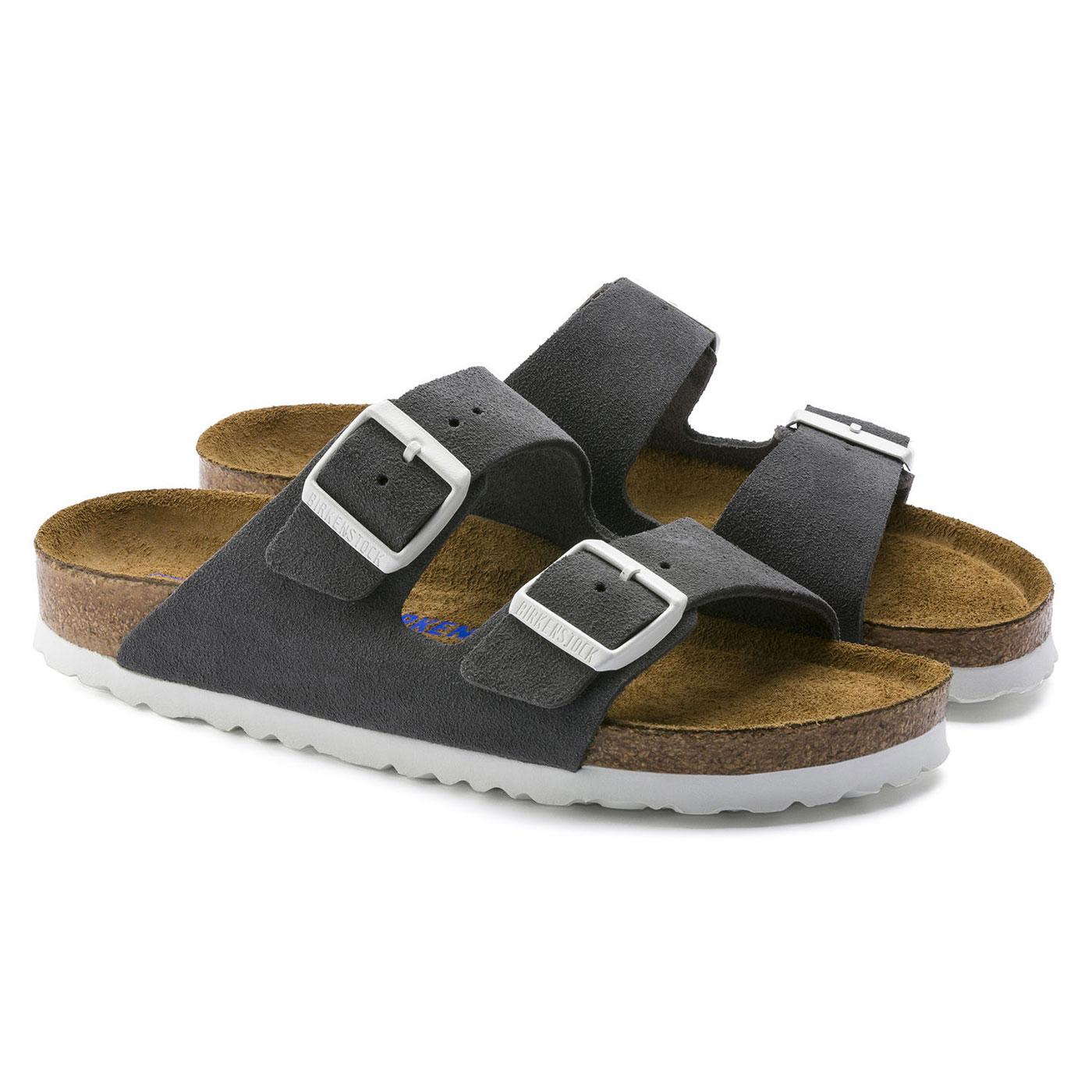 BIRKENSTOCK Arizona Soft Footbed Retro Sandals Gunmetal