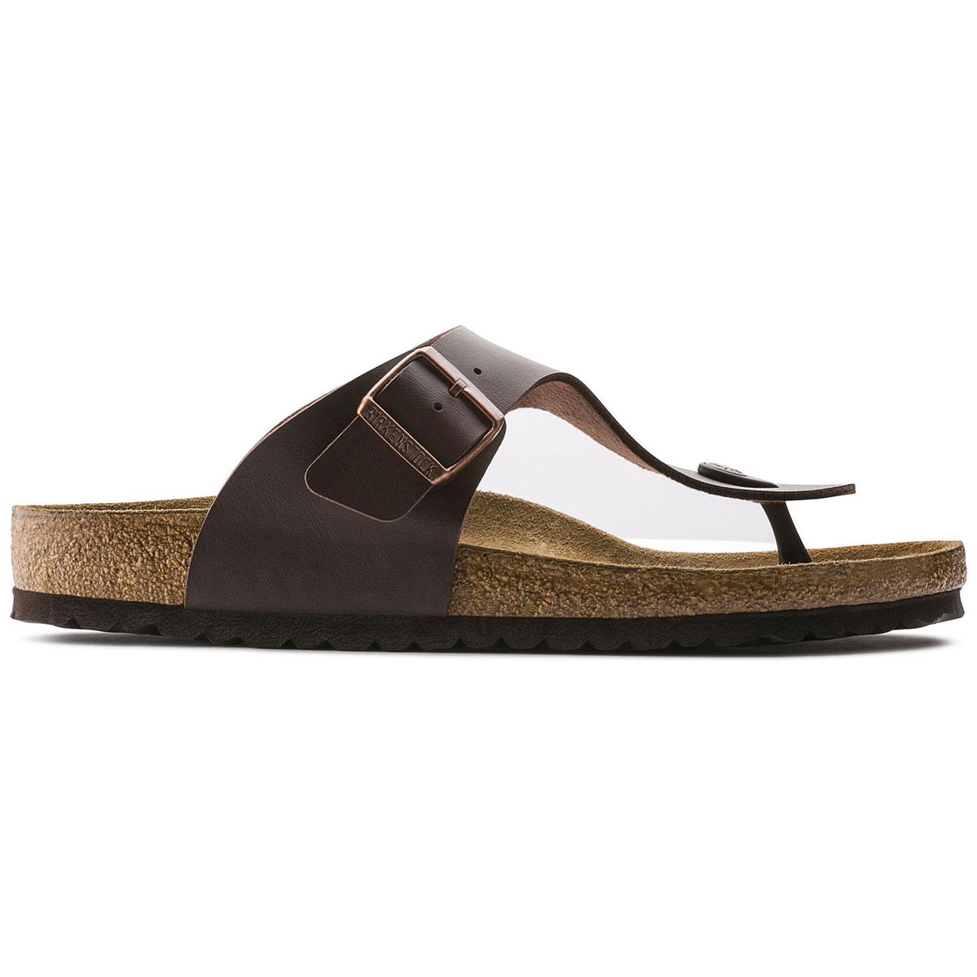 BIRKENSTOCK Ramses Men's Retro Toe Grip Sandals Brown