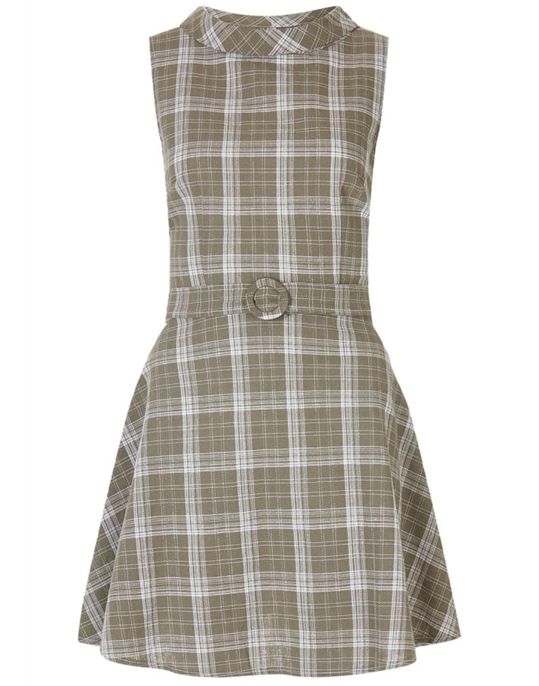Ruth BRIGHT & BEAUTIFUL Retro 60s Check Mini Dress