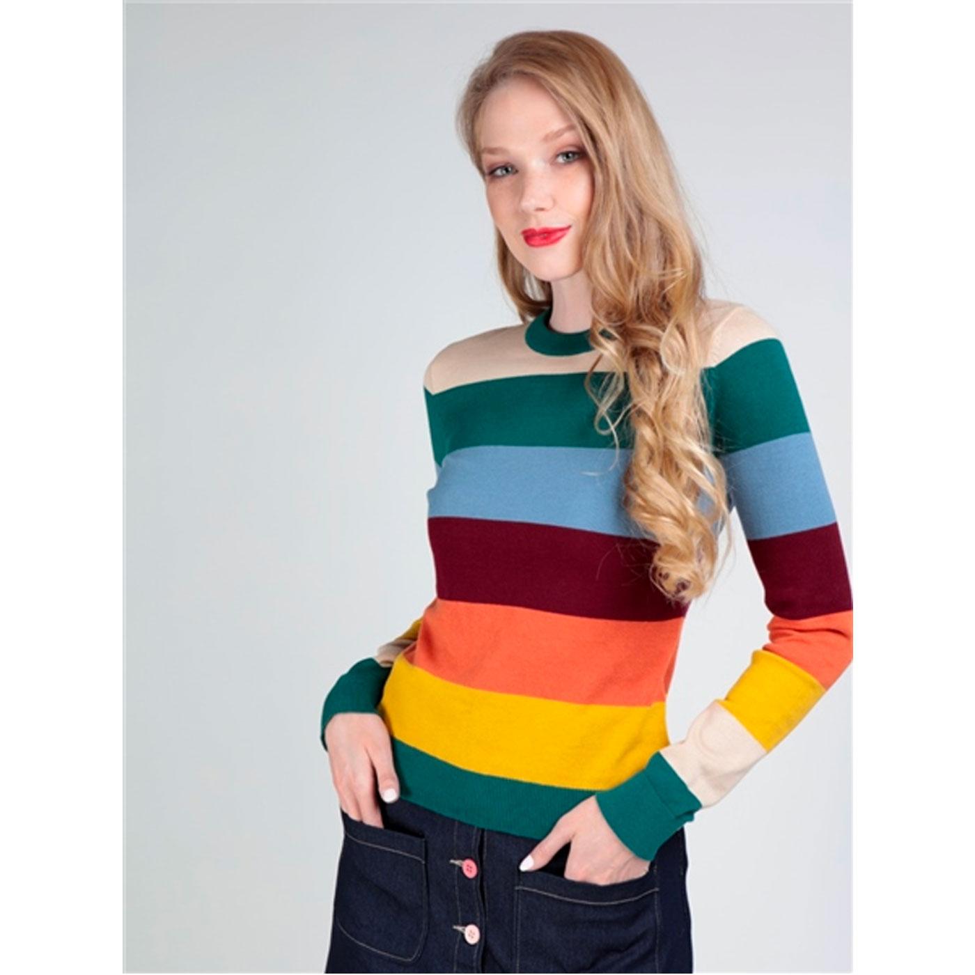 BRIGHT & BEAUTIFUL Sabrina Woodland Rainbow Jumper