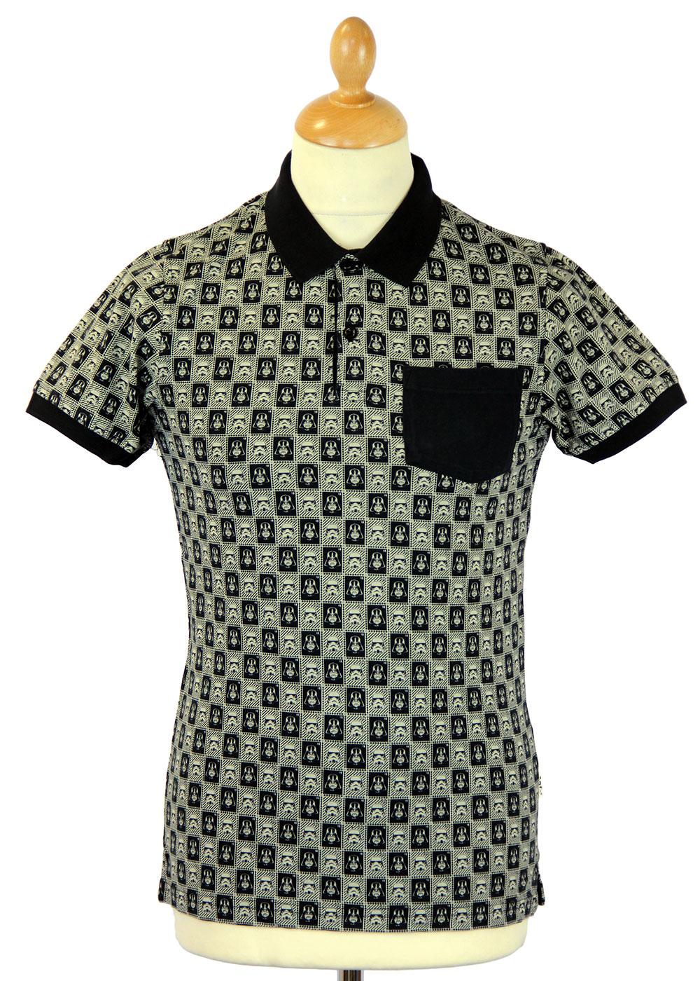 Trooper Stamp CHUNK Retro 70s Indie Star Wars Polo