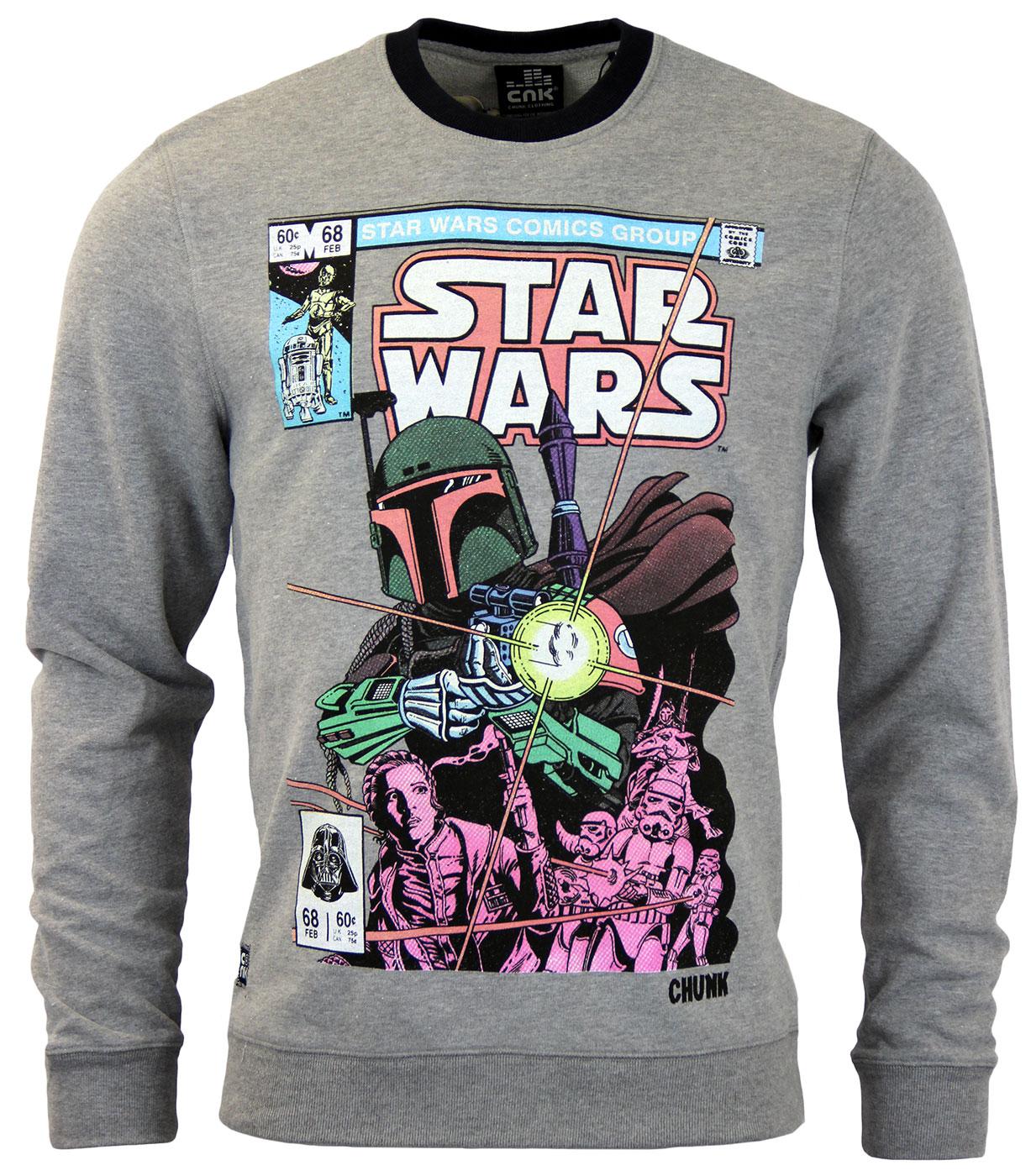 CHUNK Star Wars Comic Retro 1980s Graphic Sweater
