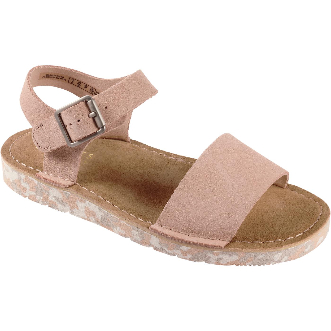 Lunan Strap CLARKS ORIGINALS Suede Sandals (Pink)