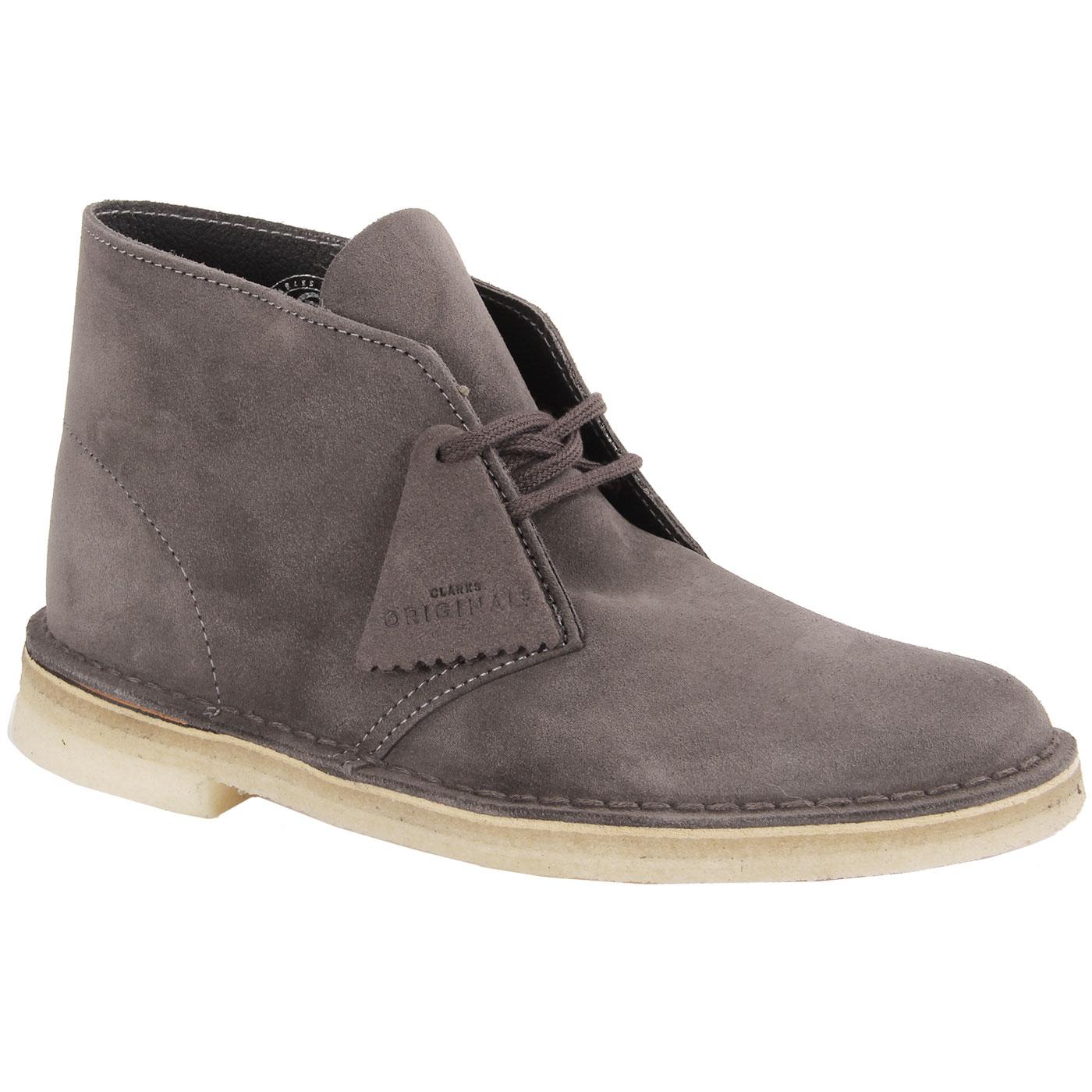 clarks mens grey shoes
