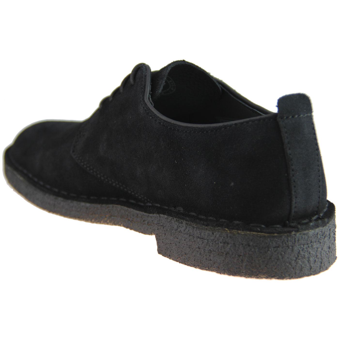 clarks desert london black